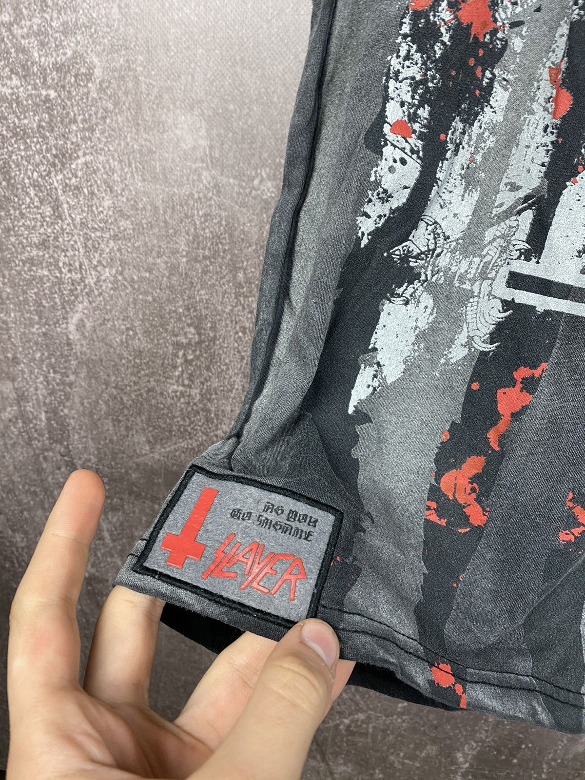 Slayer × Vintage Slayer vintage overprint 2016 shirt Size US L / EU 52-54 / 3 - 3 Thumbnail