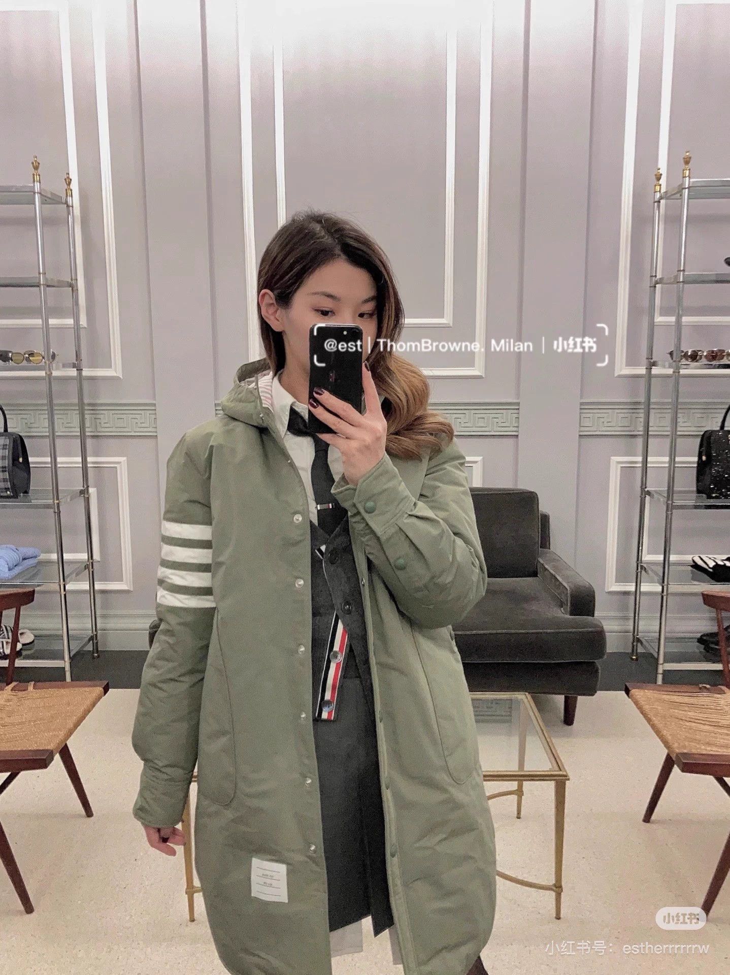 Thom Browne Thom Browne Grey Sage Down Jacket 42 Size M / US 6-8 / IT 42-44 - 7 Thumbnail