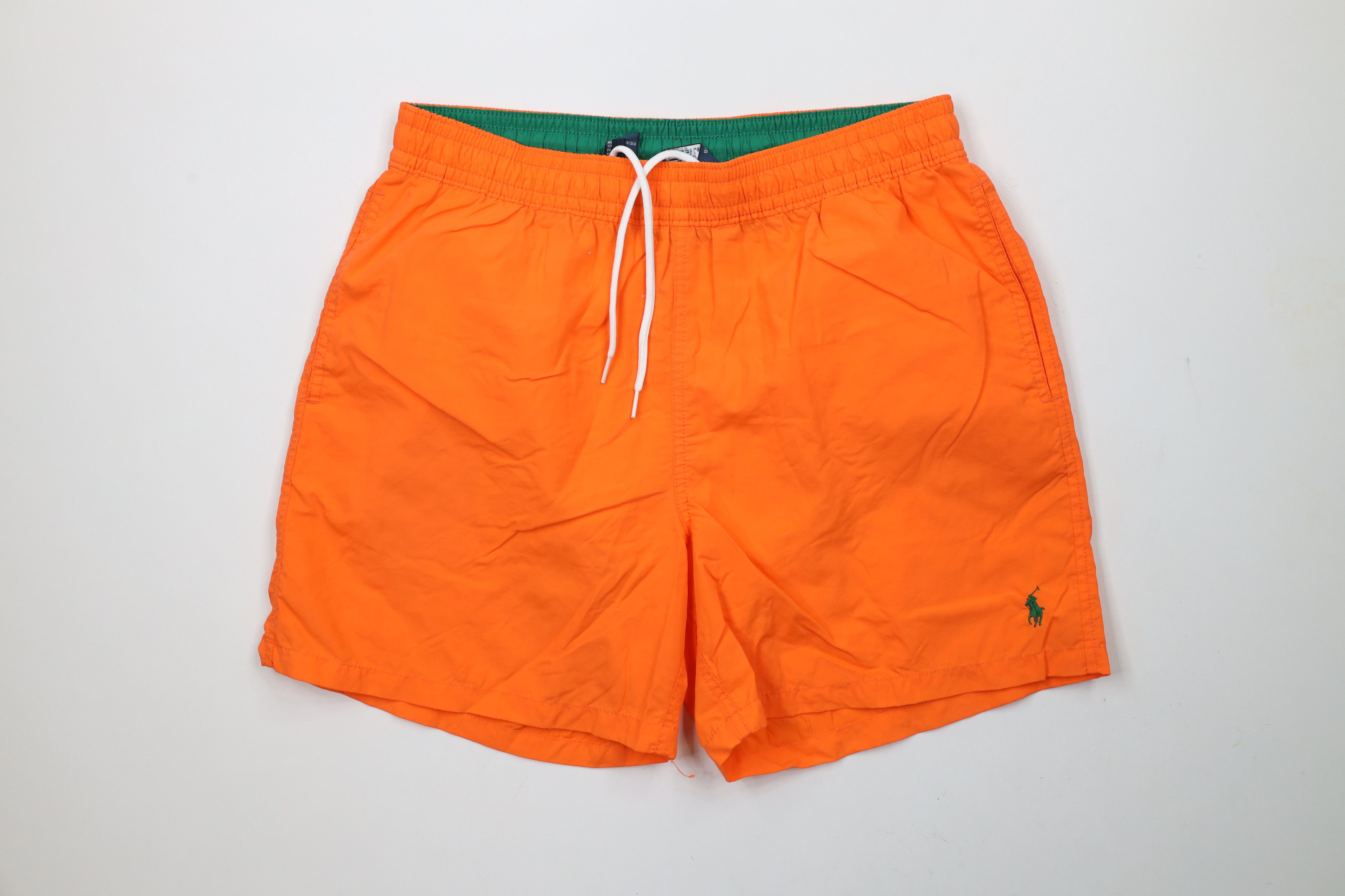 Ralph Lauren × Vintage Vintage 90s Ralph Lauren Above Knee Lined Shorts Swim Trunks Size US 34 / EU 50 - 1 Thumbnail