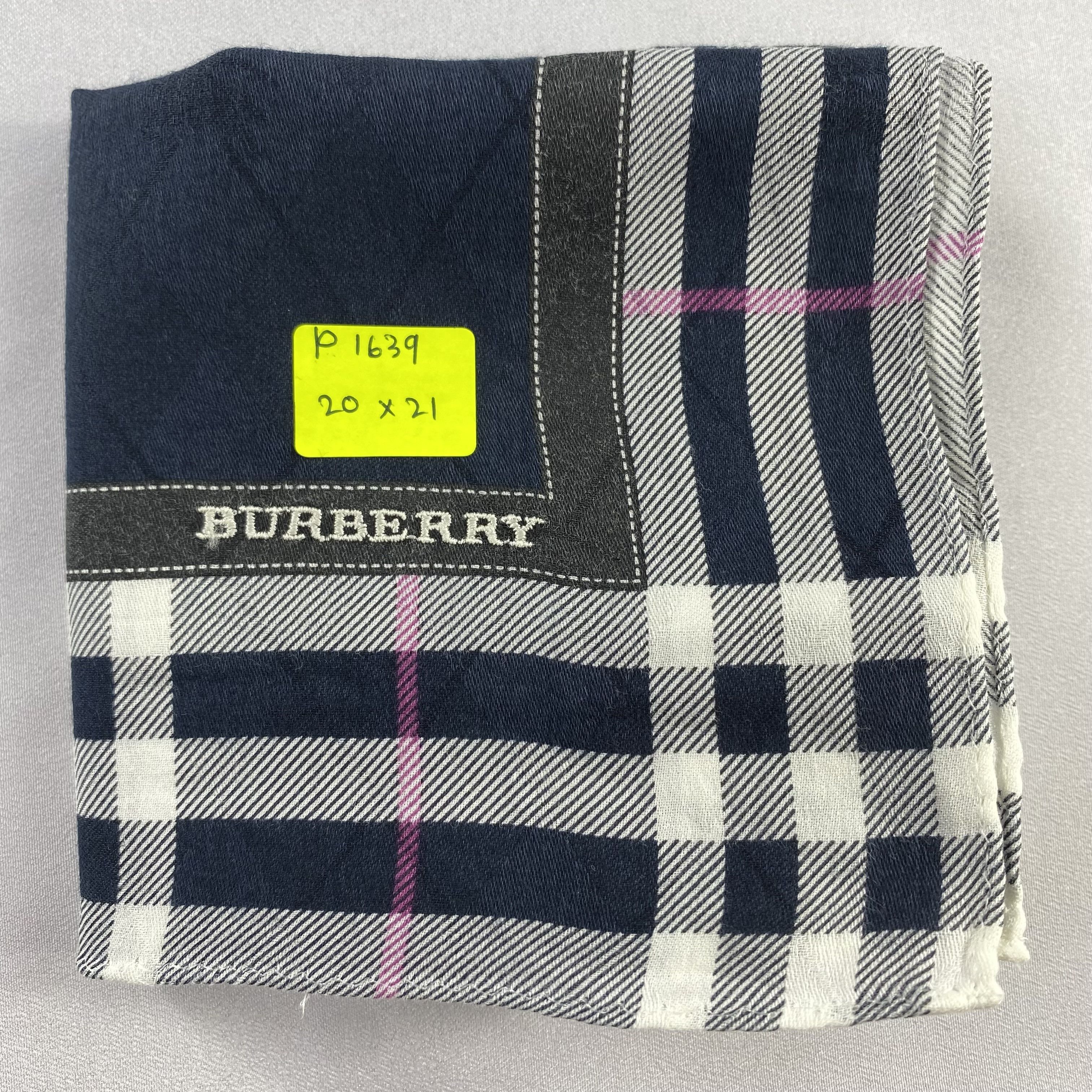 Burberry × Vintage Burberry Handkerchief / Neckerchief / Bandana-P1639 Size ONE SIZE - 5 Thumbnail