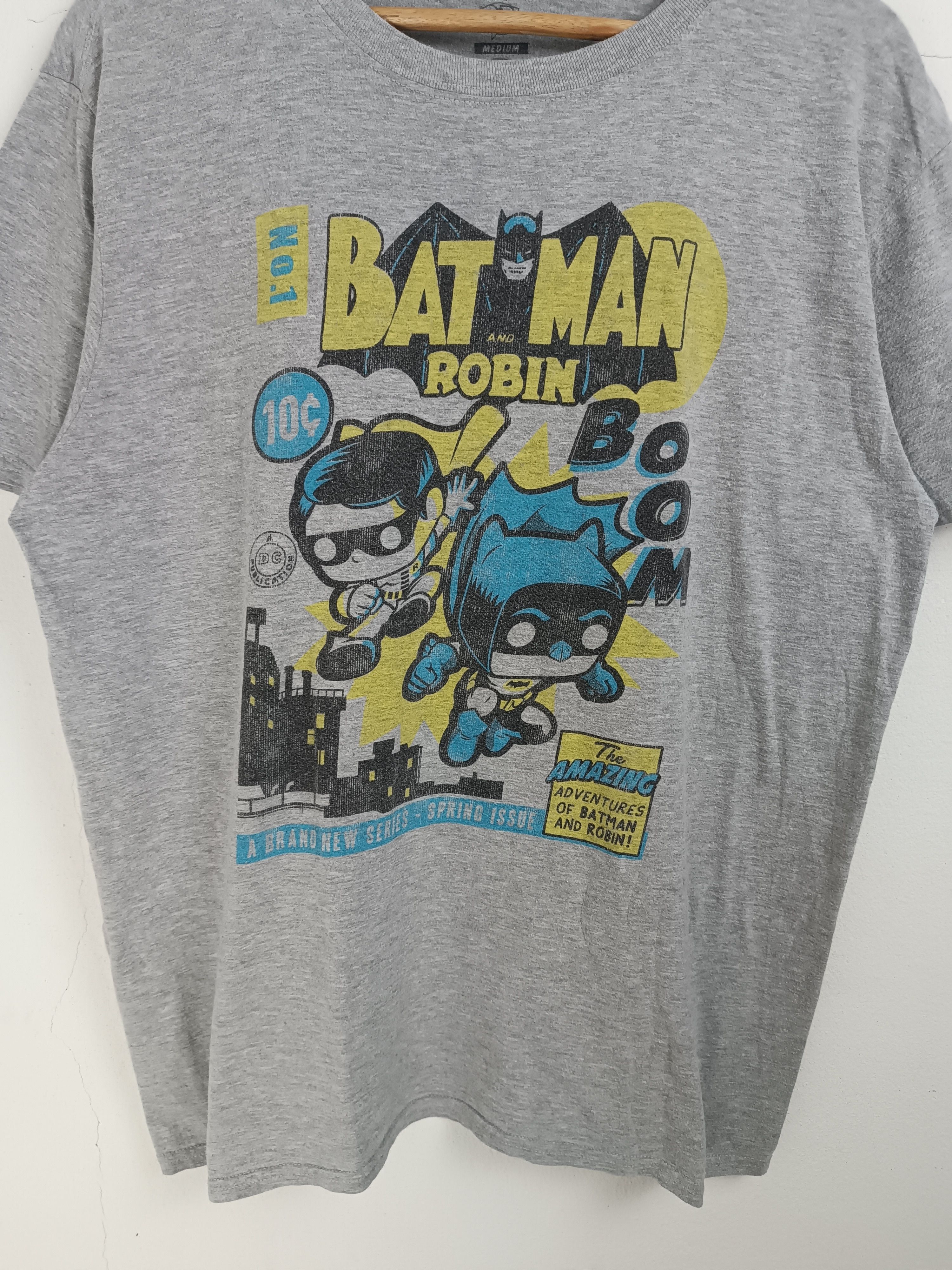 DC Comics VINTAGE BATMAN FUNKO POP TEE CUTE FUNNY SUPERMAN Size US L / EU 52-54 / 3 - 6 Thumbnail