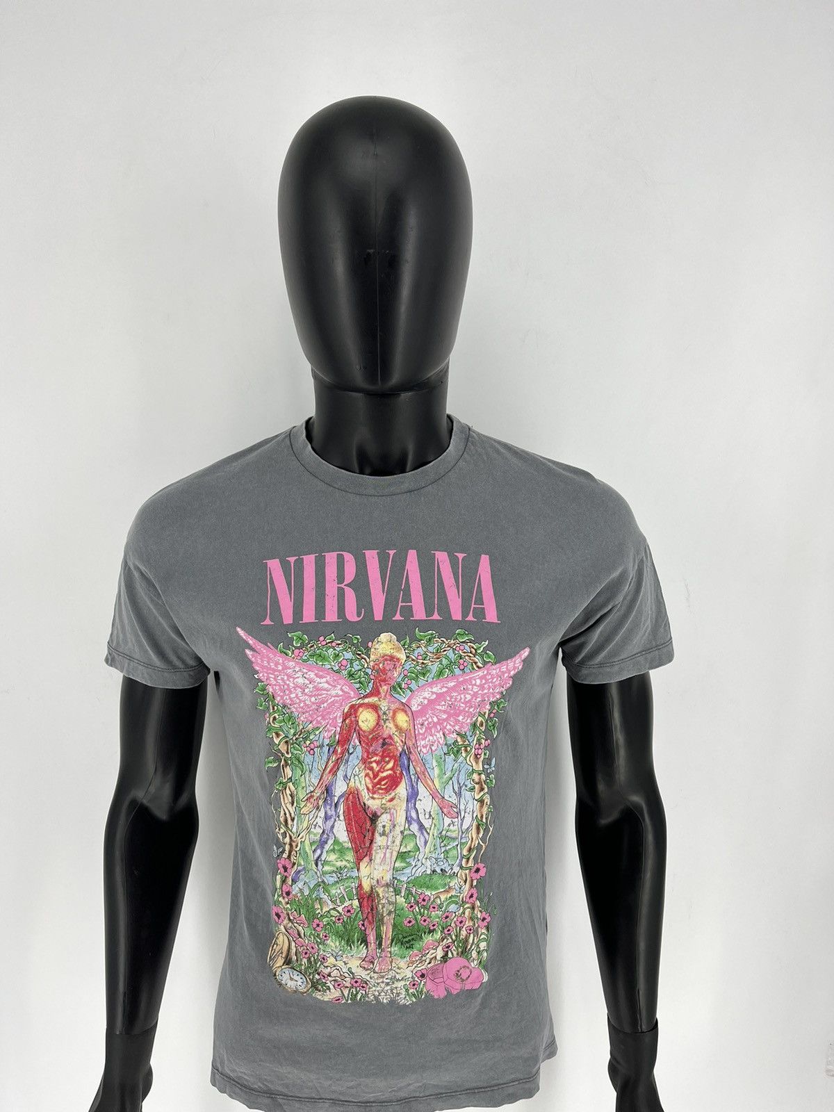 Band Tees Vintage Y2K Nirvana Kurt Cobain Tee Print Band Tour Rock Size US XS / EU 42 / 0 - 5 Thumbnail
