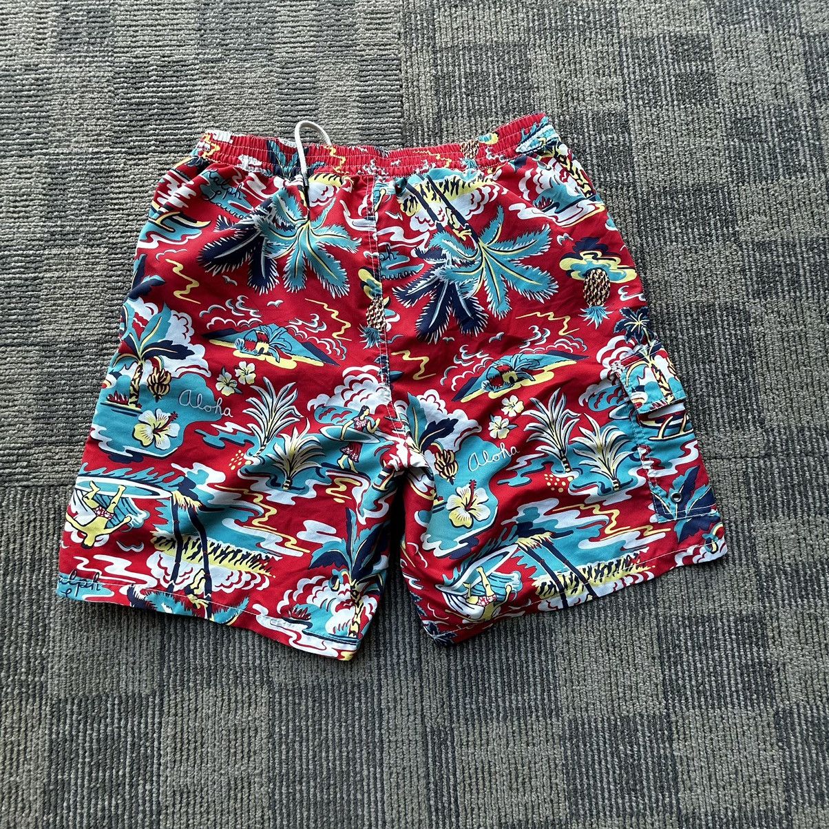 Polo Ralph Lauren Polo Ralph Lauren AOP Hawaiian Swim Trunk Board Shorts Size US 32 / EU 48 - 7 Thumbnail
