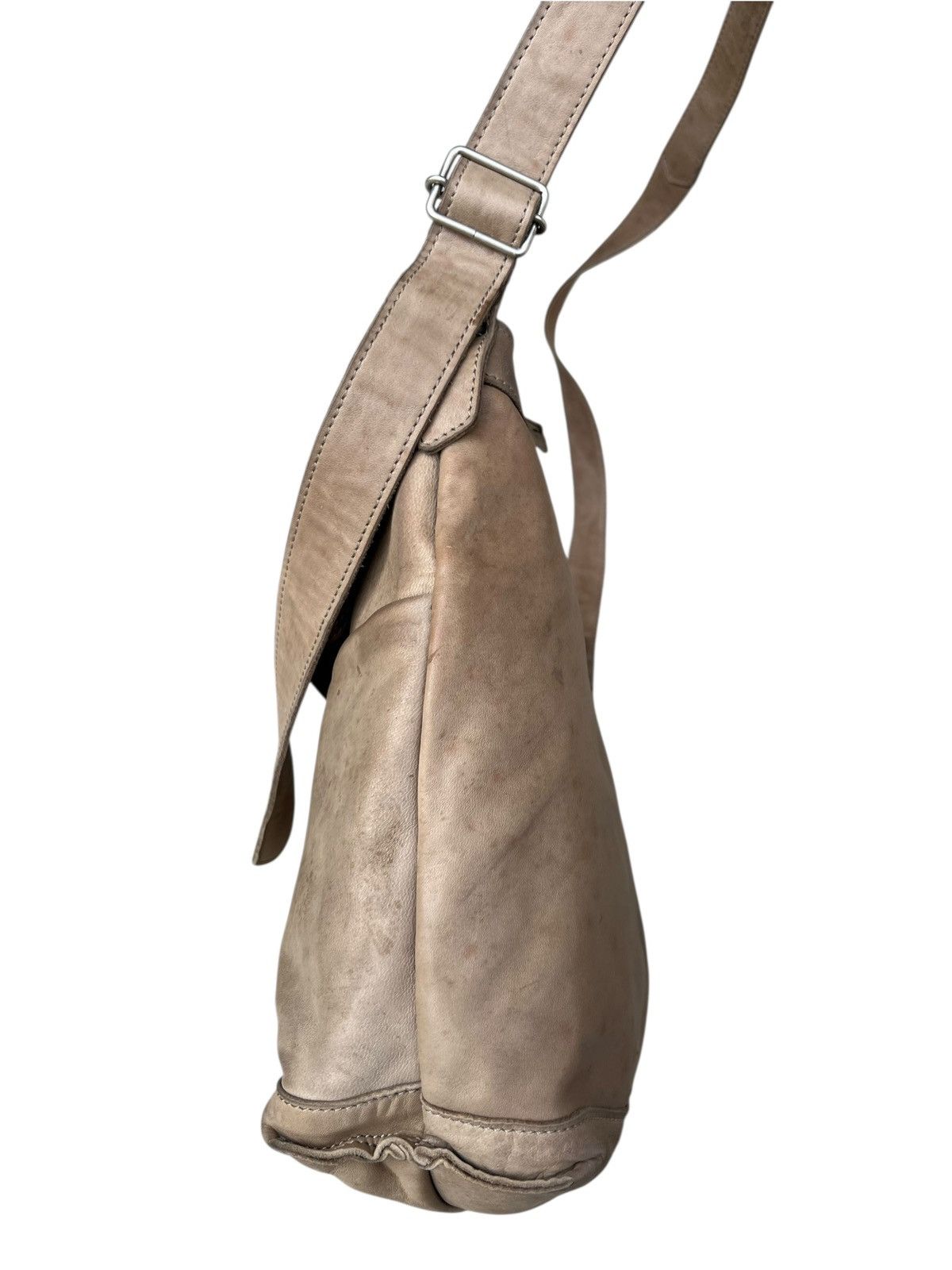 Leather REN Tokyo Japan Patina Nappa Leather Messenger Bag Size ONE SIZE - 10 Thumbnail