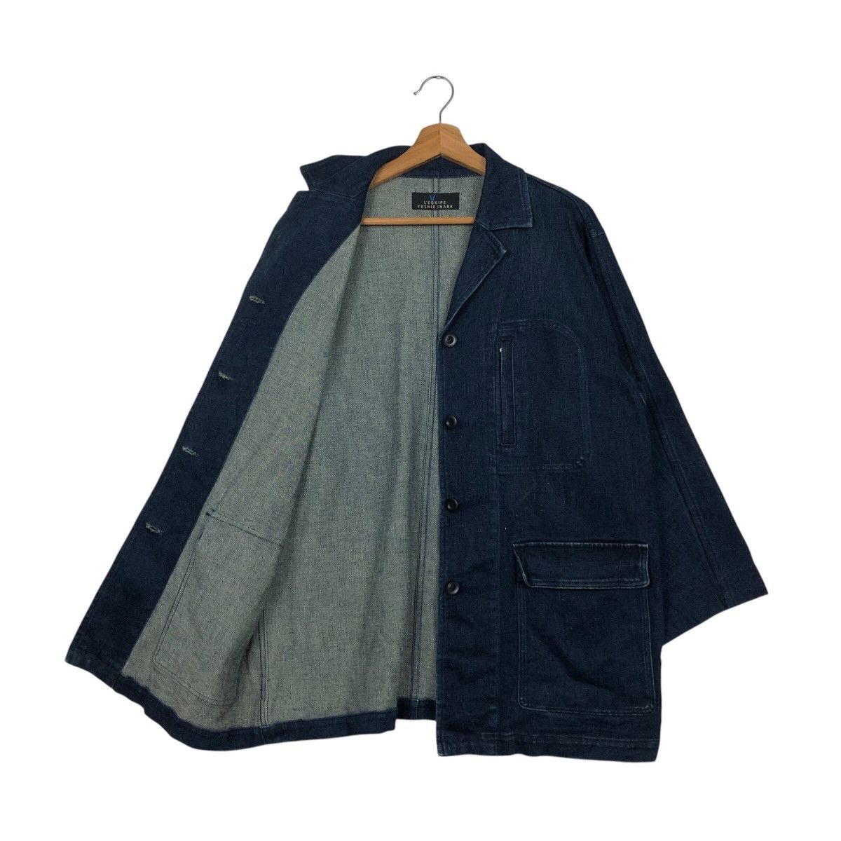 Japanese Brand 📌Vintage Hickory Chore Jacket Denim Yoshie Inaba Japan Size US M / EU 48-50 / 2 - 12 Thumbnail