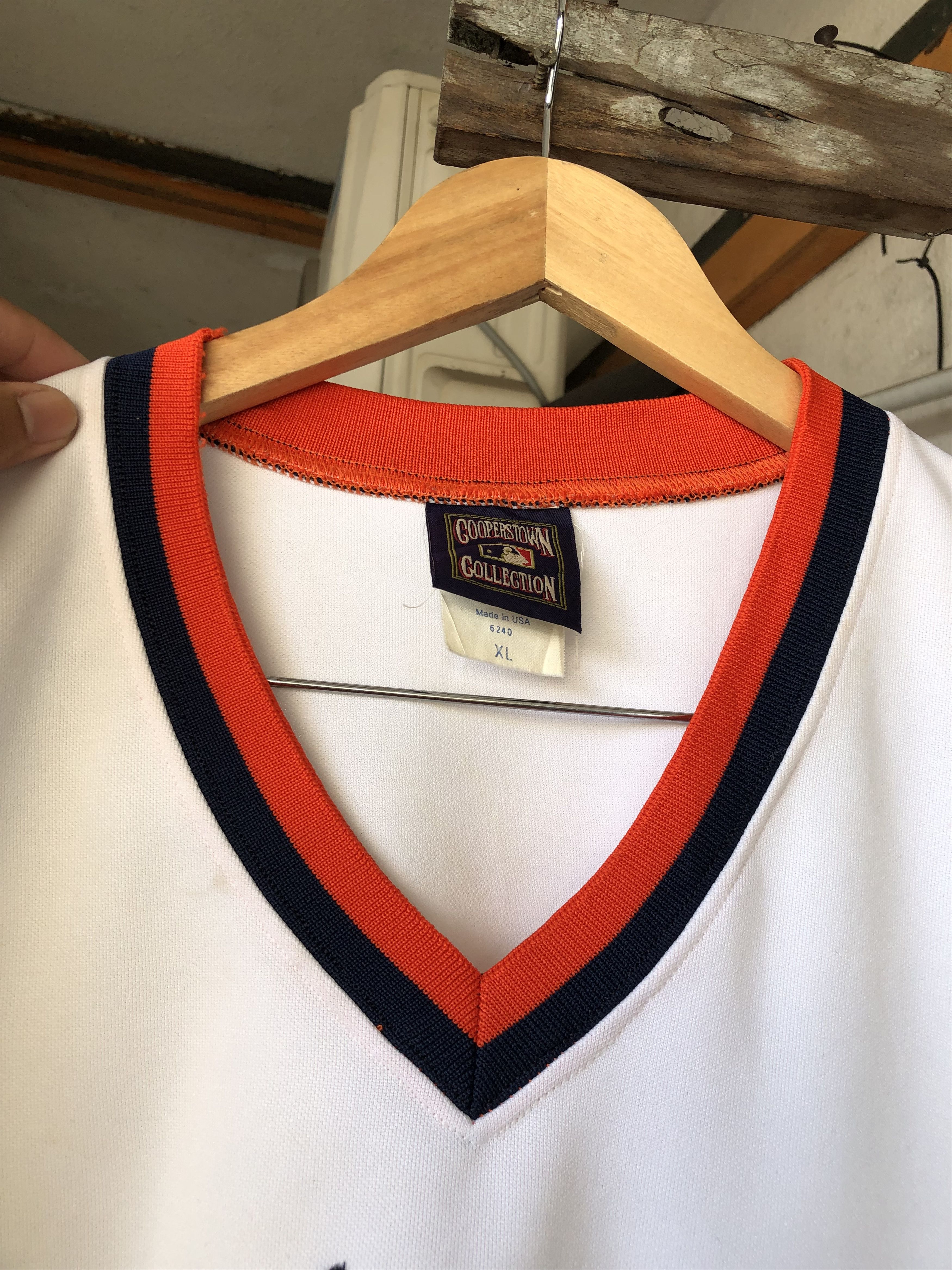 Vintage 🔥 Vtg 80s Houston Astros Baseball Jersey HipHop Autographed Size US XL / EU 56 / 4 - 6 Thumbnail