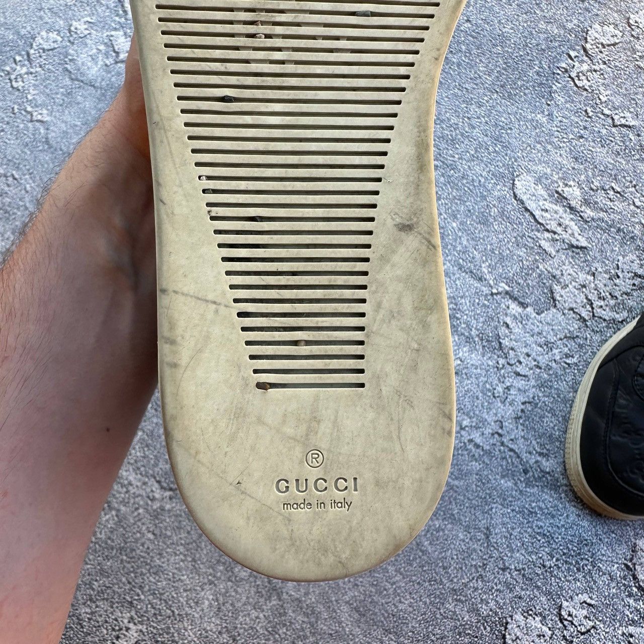 Gucci Gucci sneakers leather hi top Size US 7 / EU 40 - 13 Thumbnail