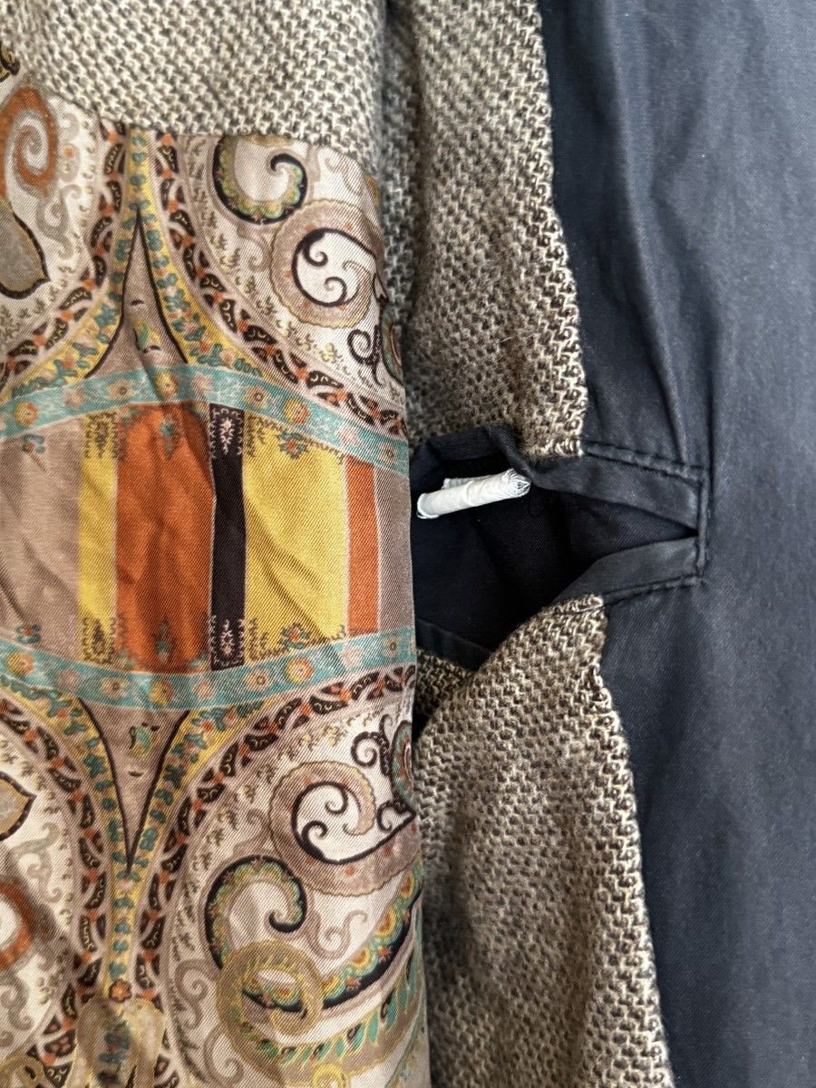Etro Etro Milano Men’s Black Field Jacket 100% Lana Wool Size US XL / EU 56 / 4 - 14 Thumbnail