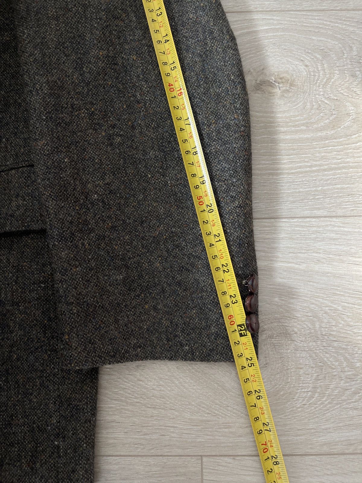 Vintage Vintage blazer tweed sport coat wool Keiser jacket 46R Size 46R - 13 Thumbnail