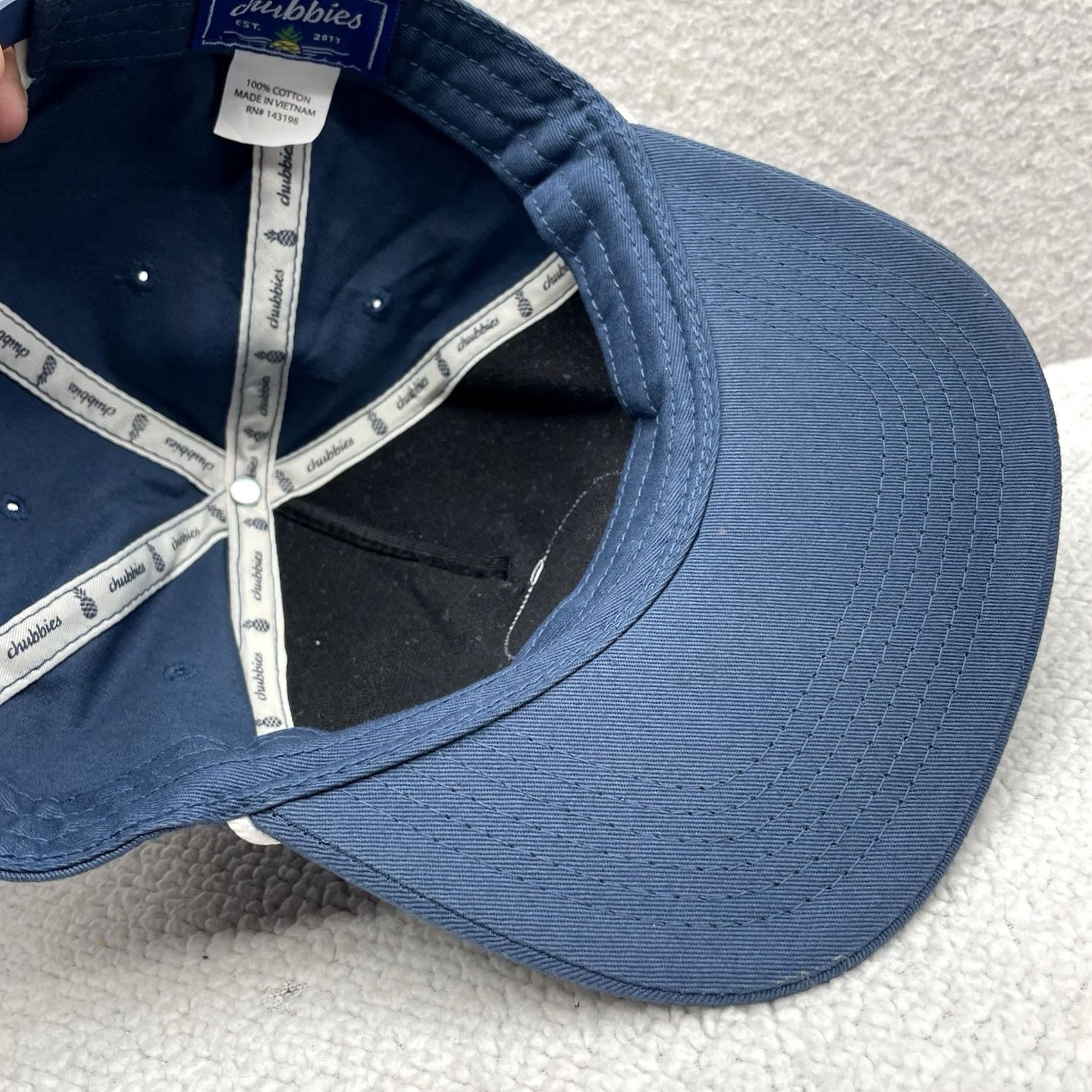 Chubbies Chubbies Rope Hat Mens Snapback Blue Preppy Cotton Outdoors OSFM Size US 35 - 7 Thumbnail