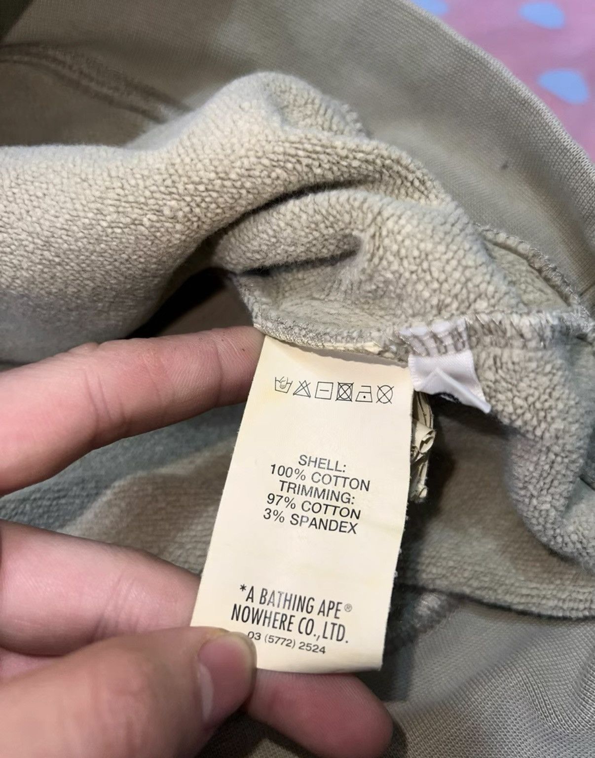 Bape AAPE OG NIGO era, khaki long-sleeve Size US M / EU 48-50 / 2 - 4 Thumbnail