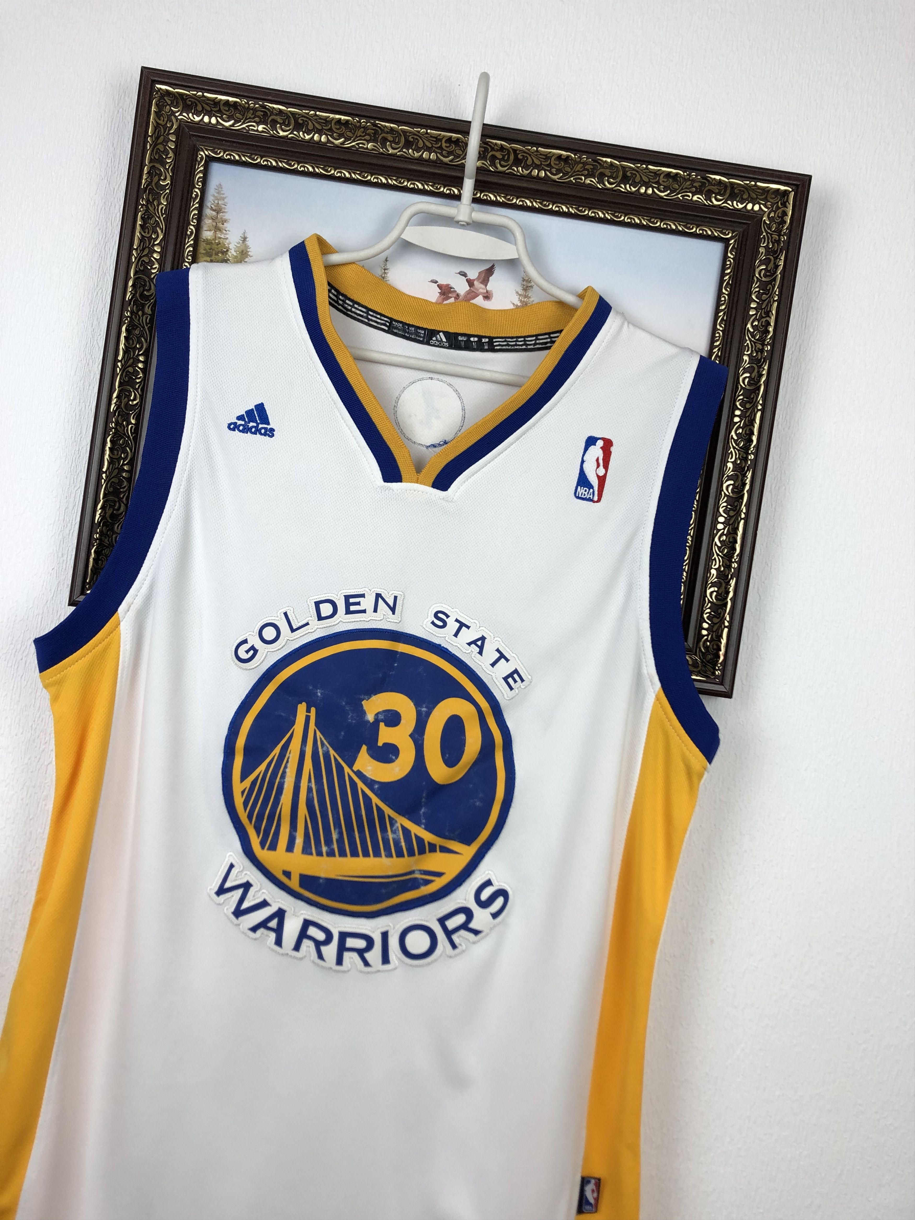 Adidas Golden State Warriors NBA #30 Curry Jersey Mens Tee Size US M / EU 48-50 / 2 - 3 Thumbnail