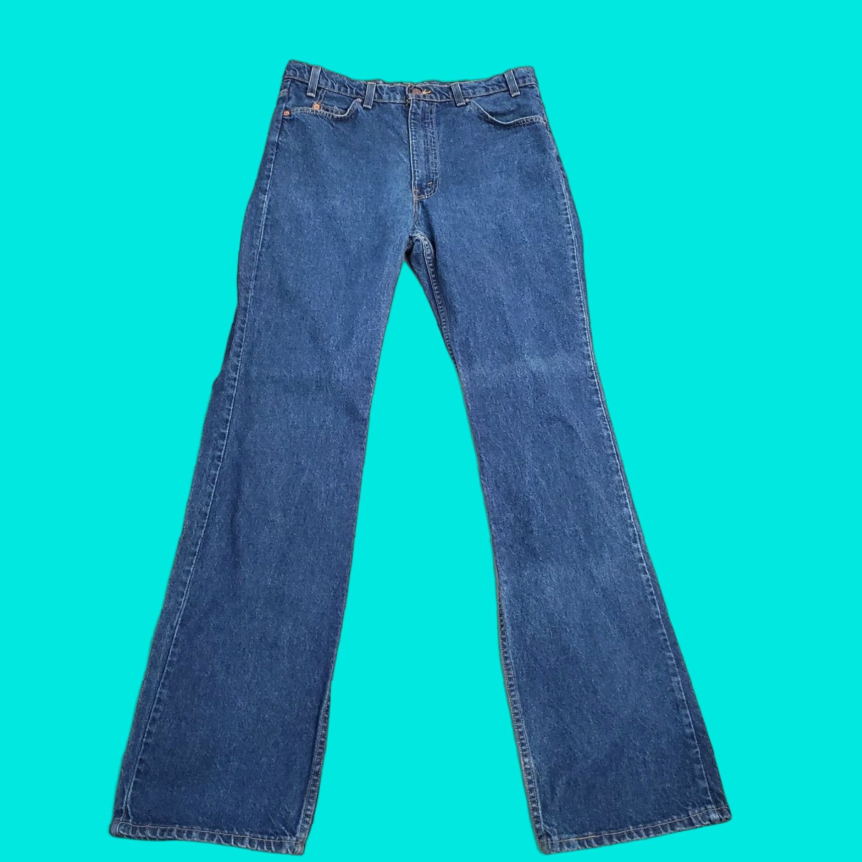 Levi's VINTAGE Levi's Jeans 517 Men's 36x36 Blue Bootcut Dark Made In USA 90s Regular Mens Size US 36 / EU 52 - 1 Thumbnail