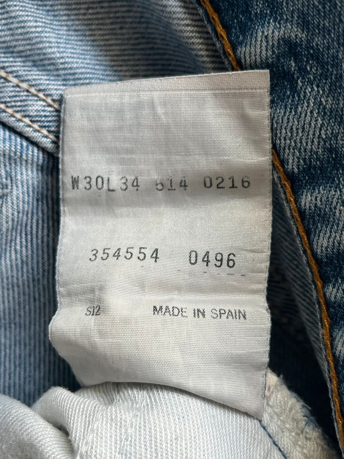 Levi's Levi’s 514 Jeans Sz W30 L34 Orange Tab Vintage 1996 Size 30" / US 8 / IT 44 - 12 Thumbnail