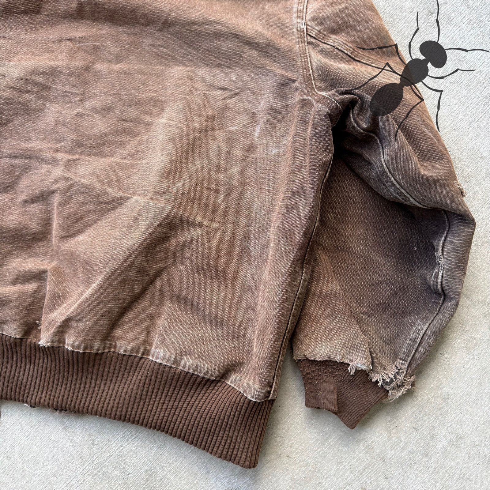 Carhartt × Vintage Vintage Y2K Carhartt J130 DKB brown hooded work wear jacket Size US XL / EU 56 / 4 - 9 Thumbnail