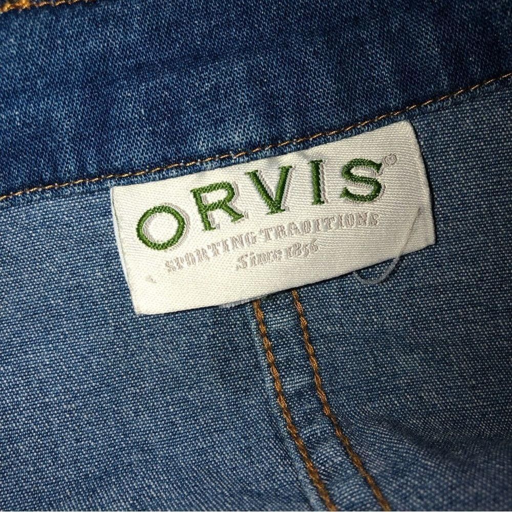 Orvis Orvis vintage 90s blue denim jeans jacket sz M Size M / US 6-8 / IT 42-44 - 4 Thumbnail