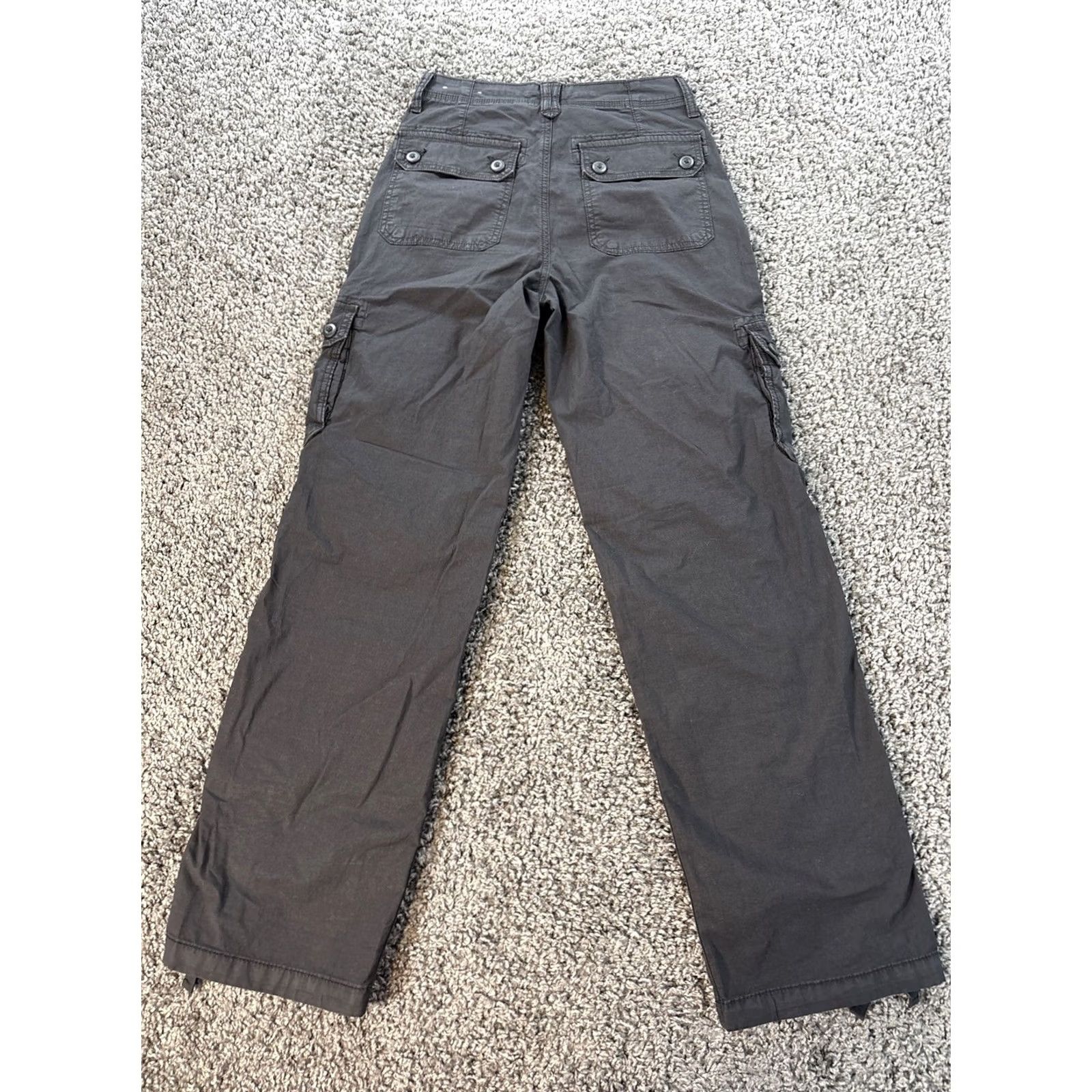 American Eagle Outfitters American Eagle Outfitters Pants Casual Womens 26x30 Cargo Pockets Adjustable Gray Size 26" / US 2 / IT 38 - 7 Thumbnail