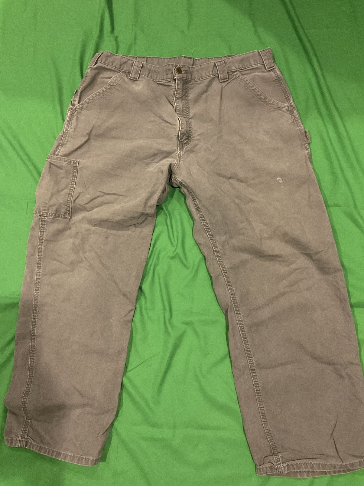 Carhartt × Vintage Vintage Grey Carhartt cargo pants Size US 40 / EU 56 - 1 Thumbnail