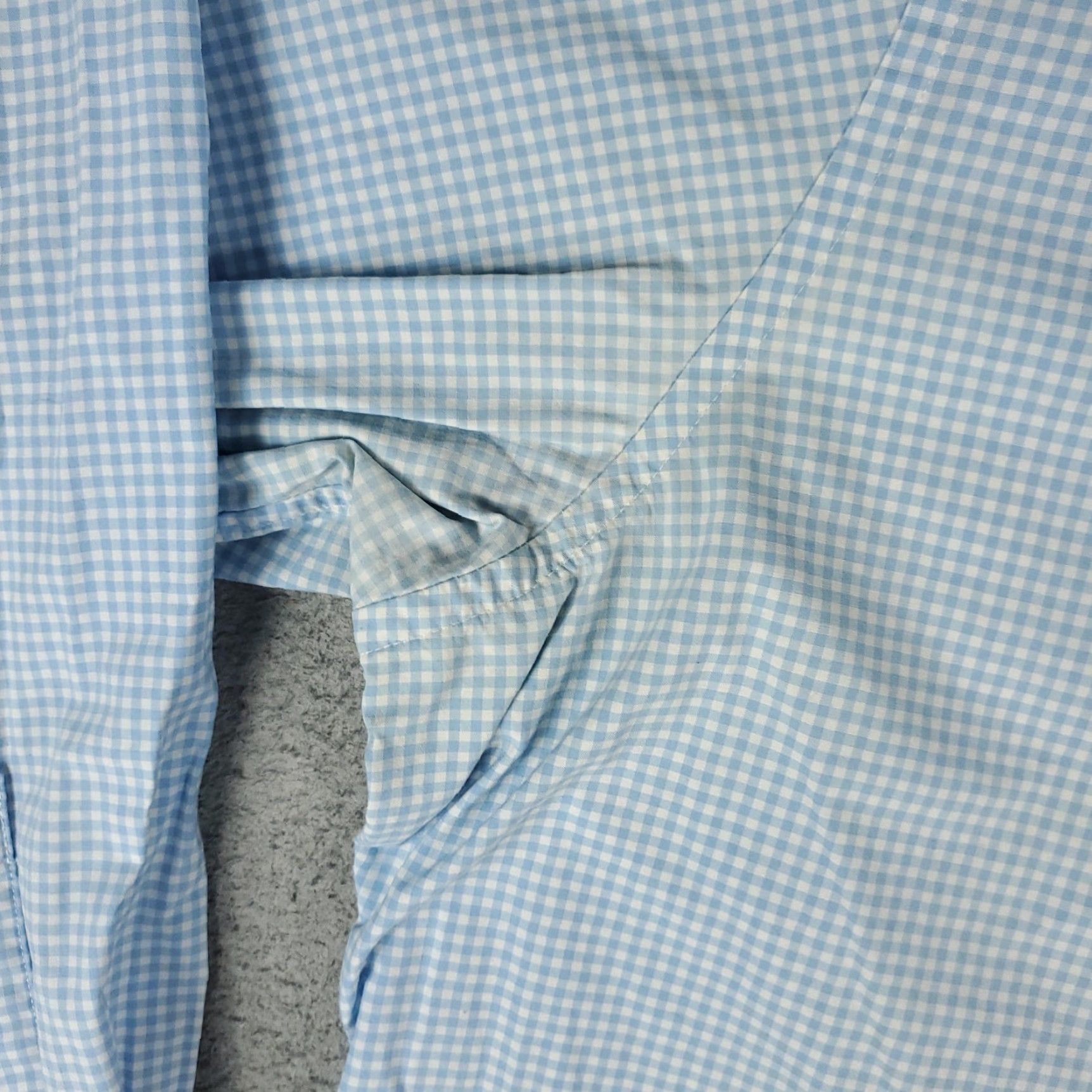 Brooks Brothers Brooks Brothers Shirt Mens 17.5 Blue Check Regent Dress Button Up Long Sleeve Blue Size 46R - 3 Thumbnail