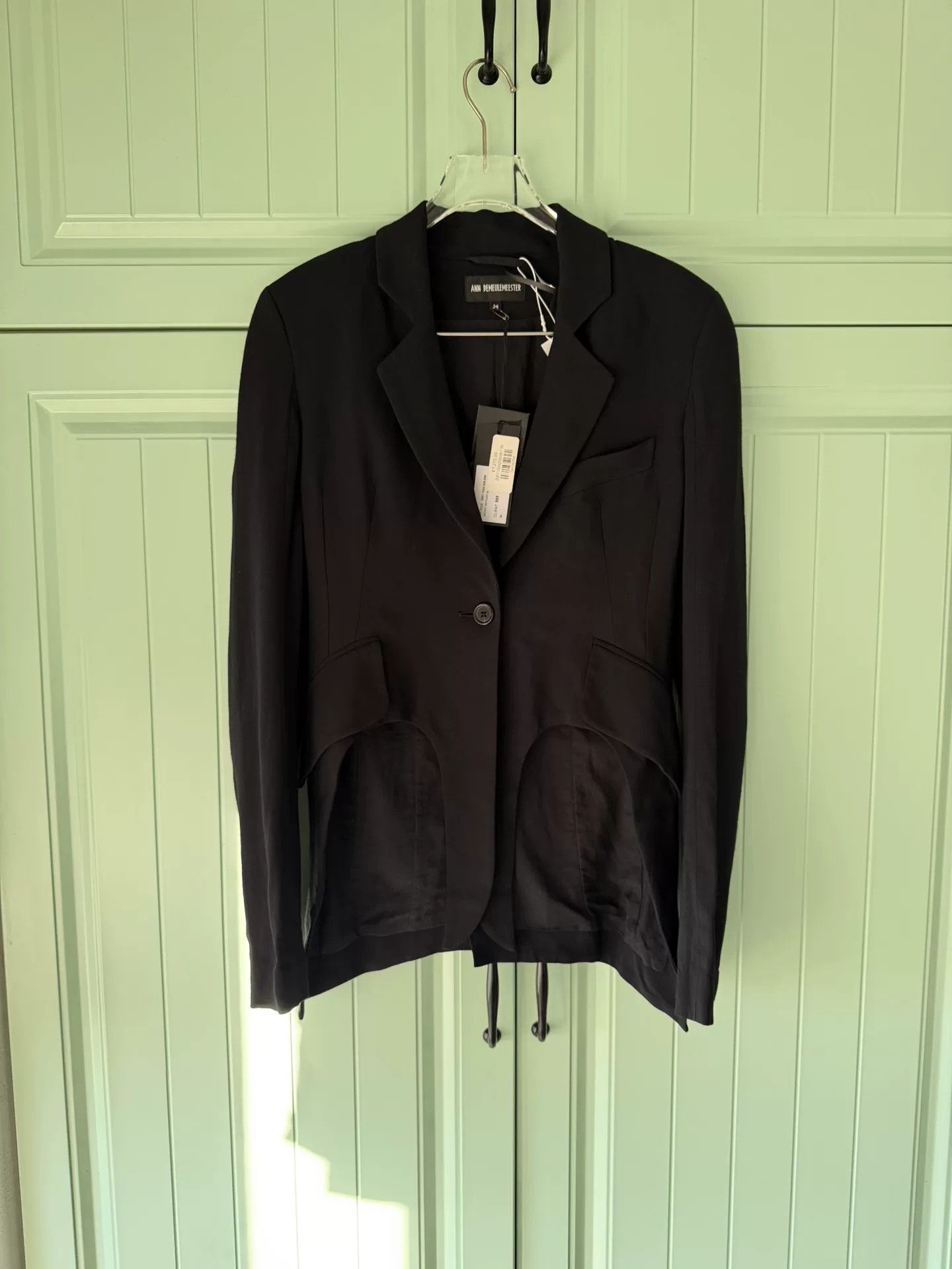 Ann Demeulemeester Ann Demeulemeester Black Blazer Size XXS / US 00 / IT 34 - 1 Thumbnail
