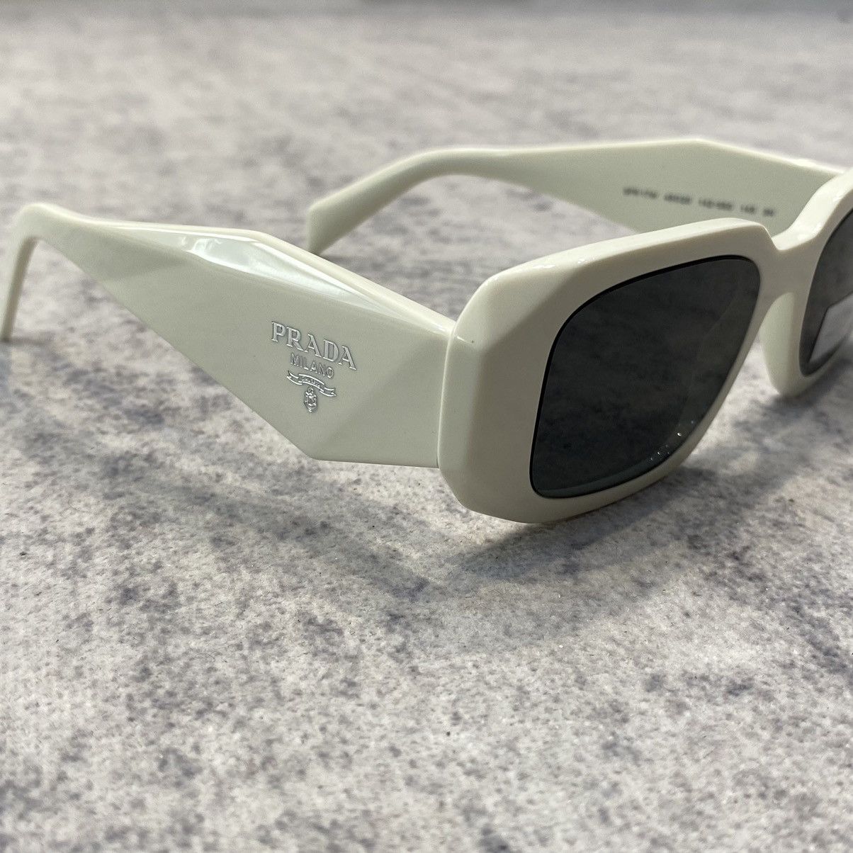 Prada PRADA OPR 17WS 1425S0 Sunglasses WHITE Size ONE SIZE - 2 Thumbnail