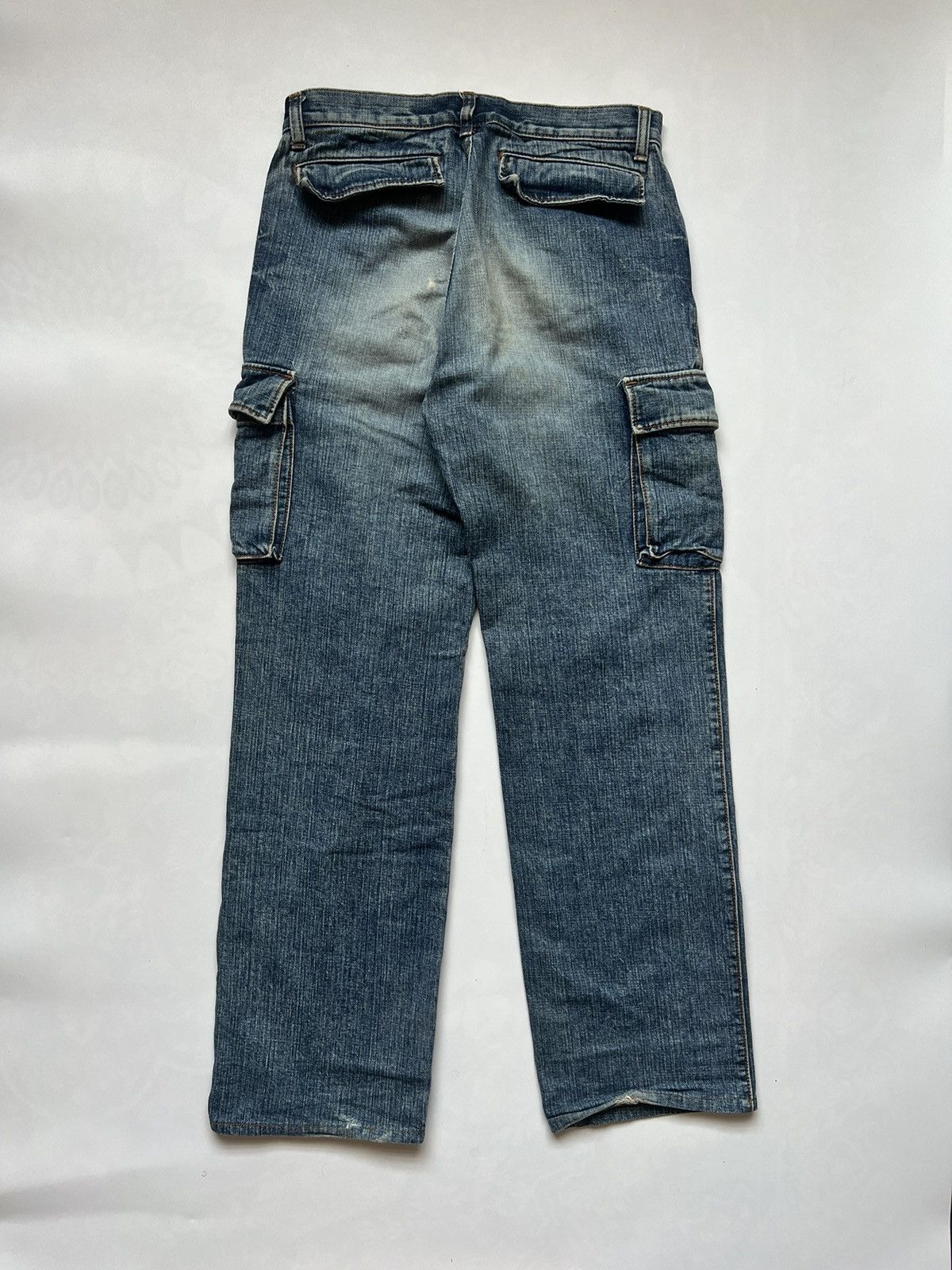 Big John Vintage Big John Denim Cargo Pants Size US 29 - 3 Thumbnail