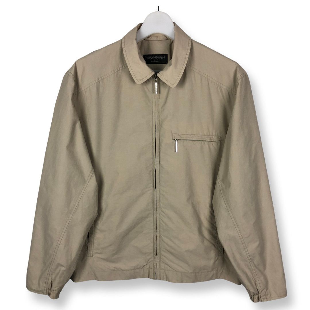 image of Vintage x YSL Pour Homme YSL Jacket Camel in Cream, Men's (Size Large)