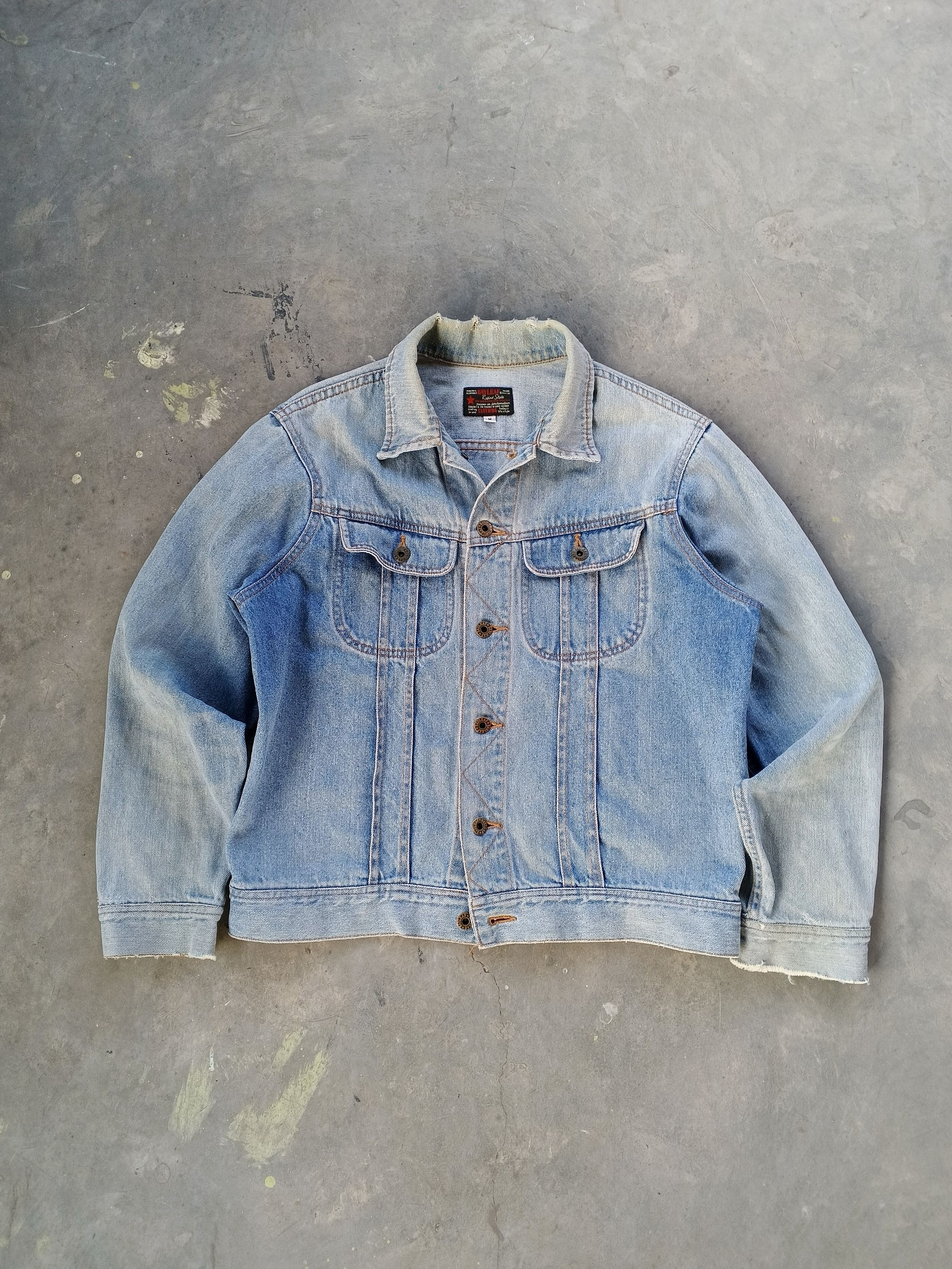 Japanese Brand Bayleaf Denim Jacket Size US L / EU 52-54 / 3 - 1 Thumbnail