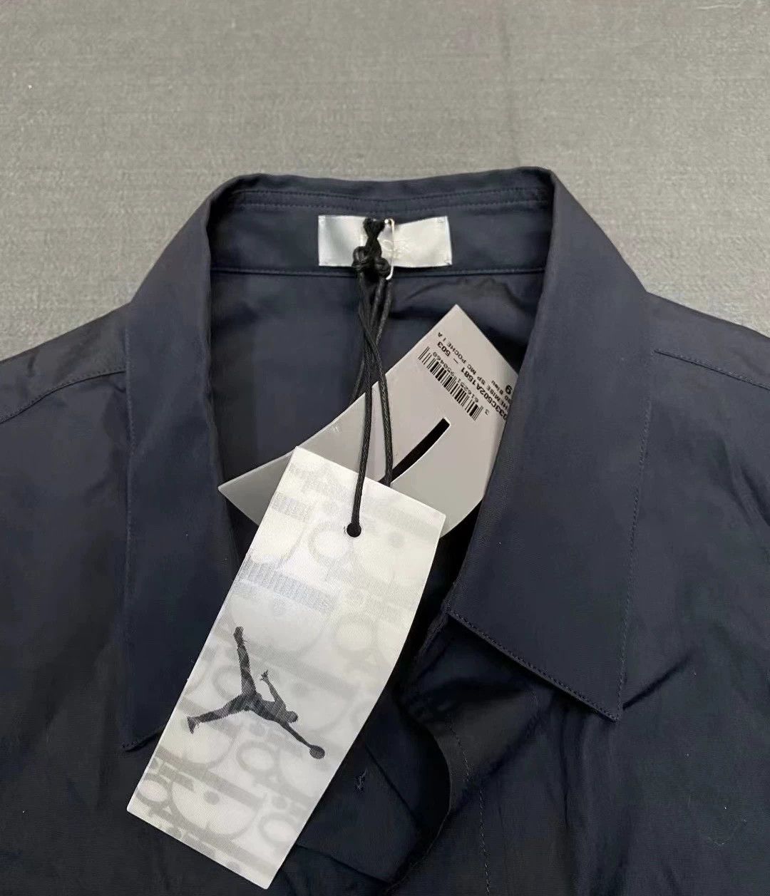 Dior AR DIOR x Air J1 short-sleeve shirt navy 39 Size US XXS / EU 40 - 3 Thumbnail
