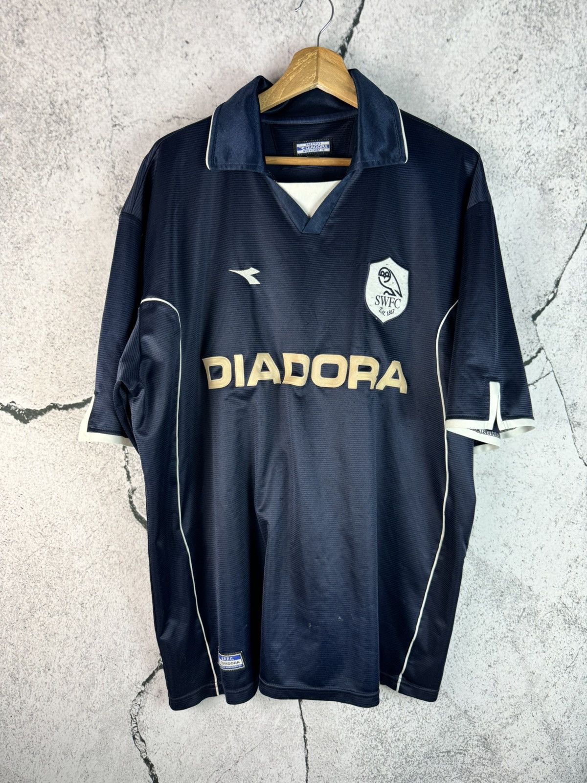Diadora Sheffield wednesday 2001/02/03 diadora jersey Size US XL / EU 56 / 4 - 1 Thumbnail
