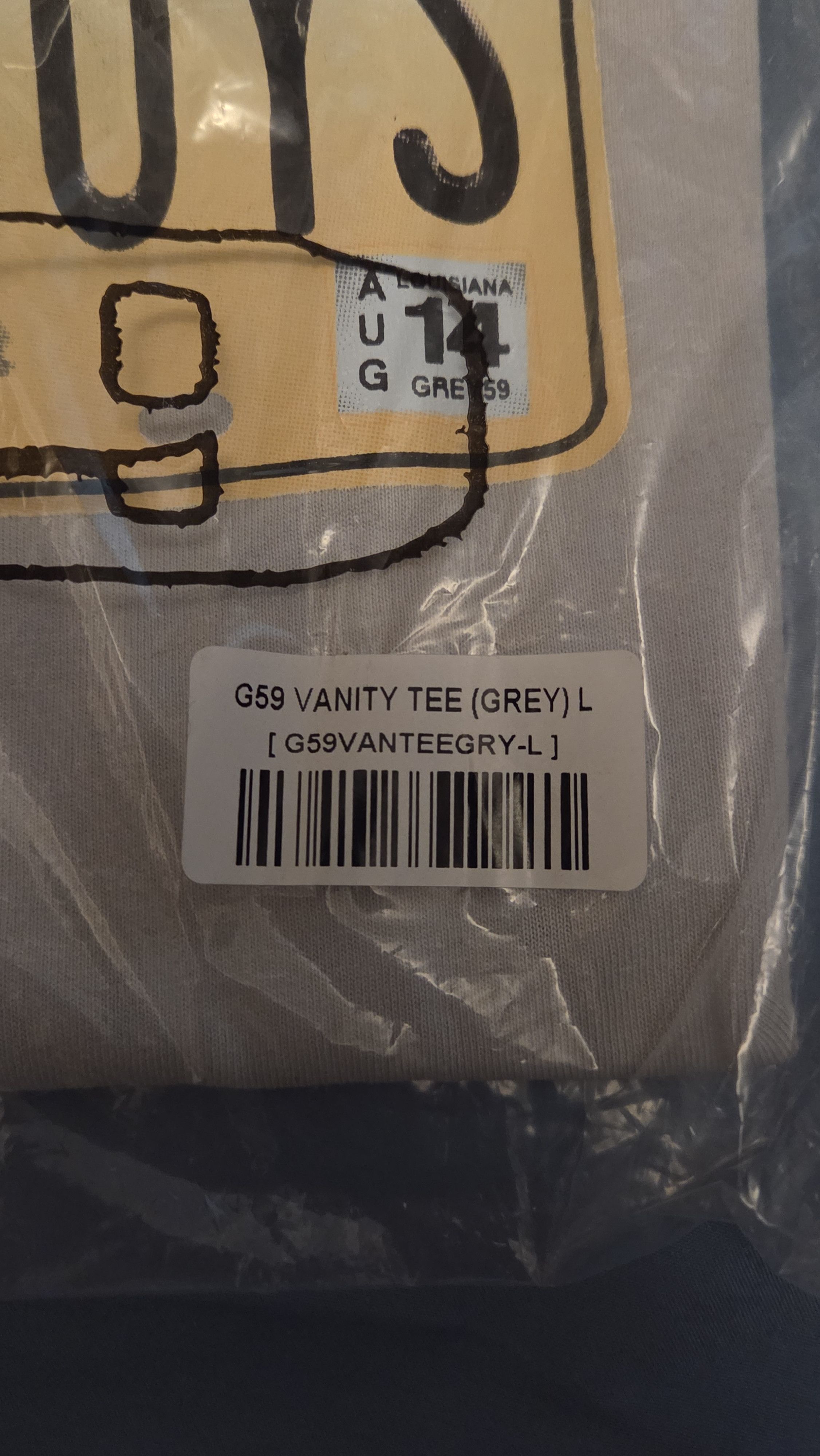 G59 Records G59 Vanity Tee Grey L Size US L / EU 52-54 / 3 - 1 Thumbnail