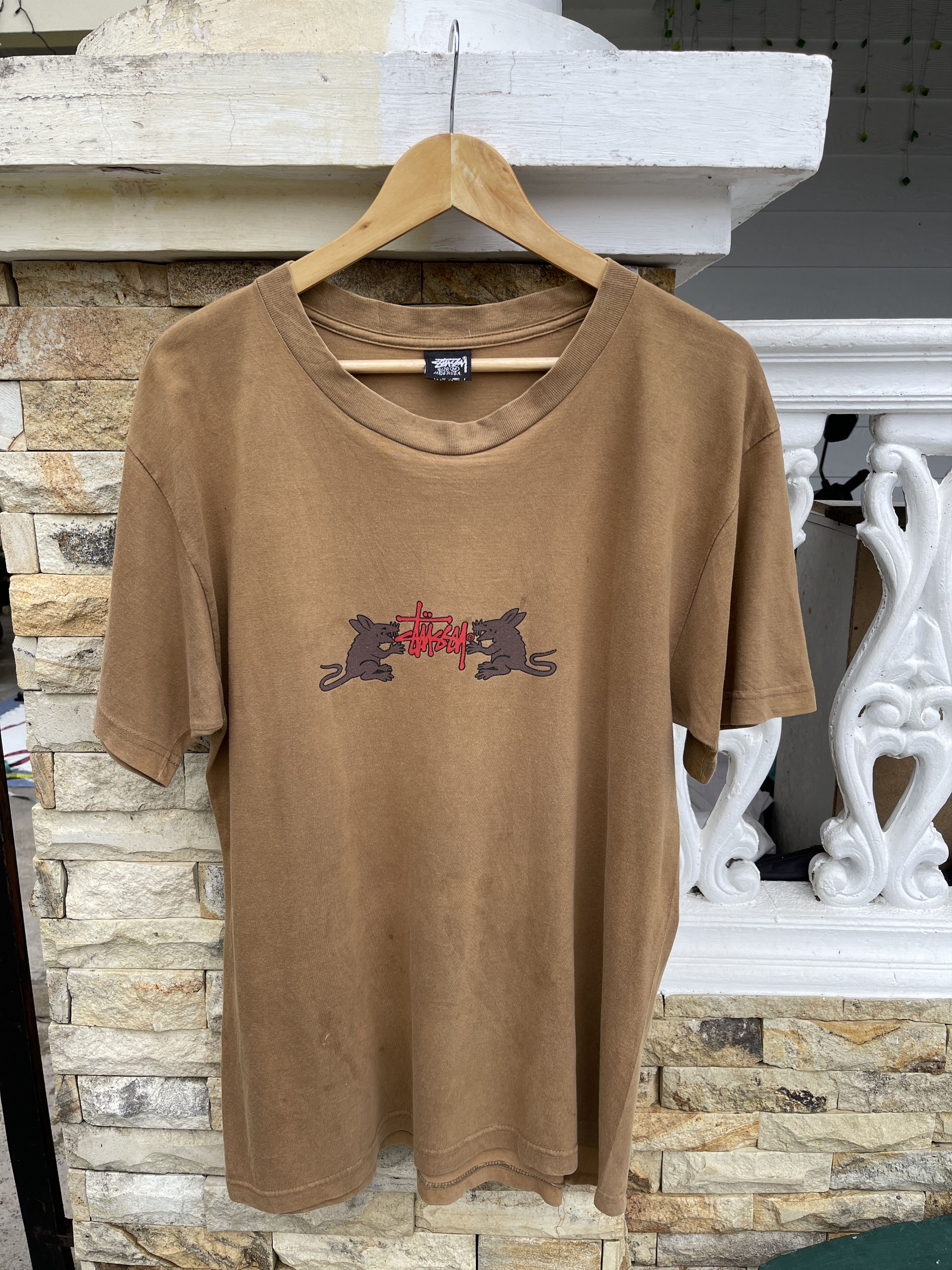 Stussy Very Rare🔥Vintage 80s Stussy Rat Pack Faded Tee Size US M / EU 48-50 / 2 - 1 Thumbnail