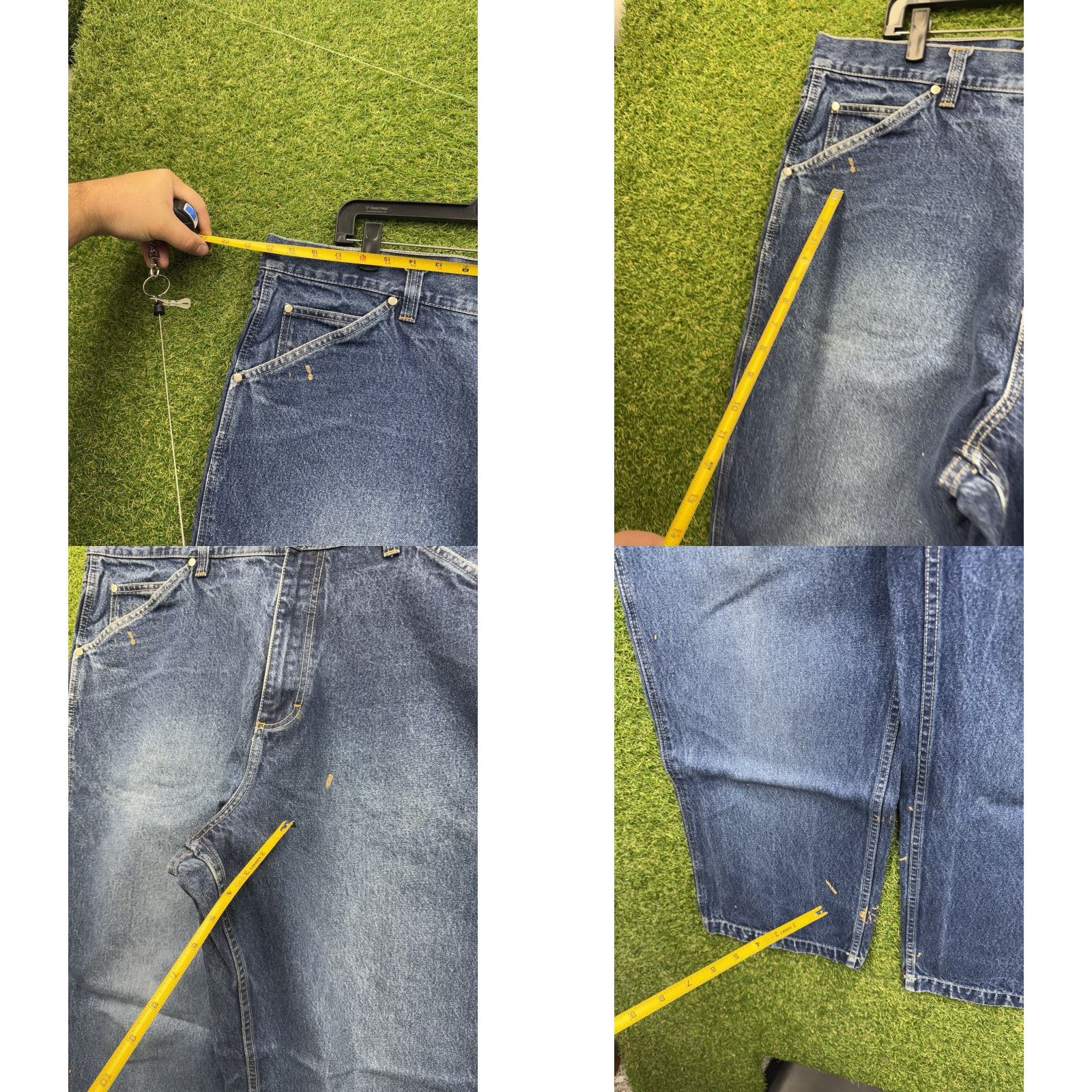 Vintage VINTAGE Ruff Ryders Jeans Mens 42x32 Blue Hip Hop Baggy 90s Casual Wide-Leg Relaxed 5-Pocket Denim Cotton DMX Mens Size US 42 / EU 58 - 8 Thumbnail