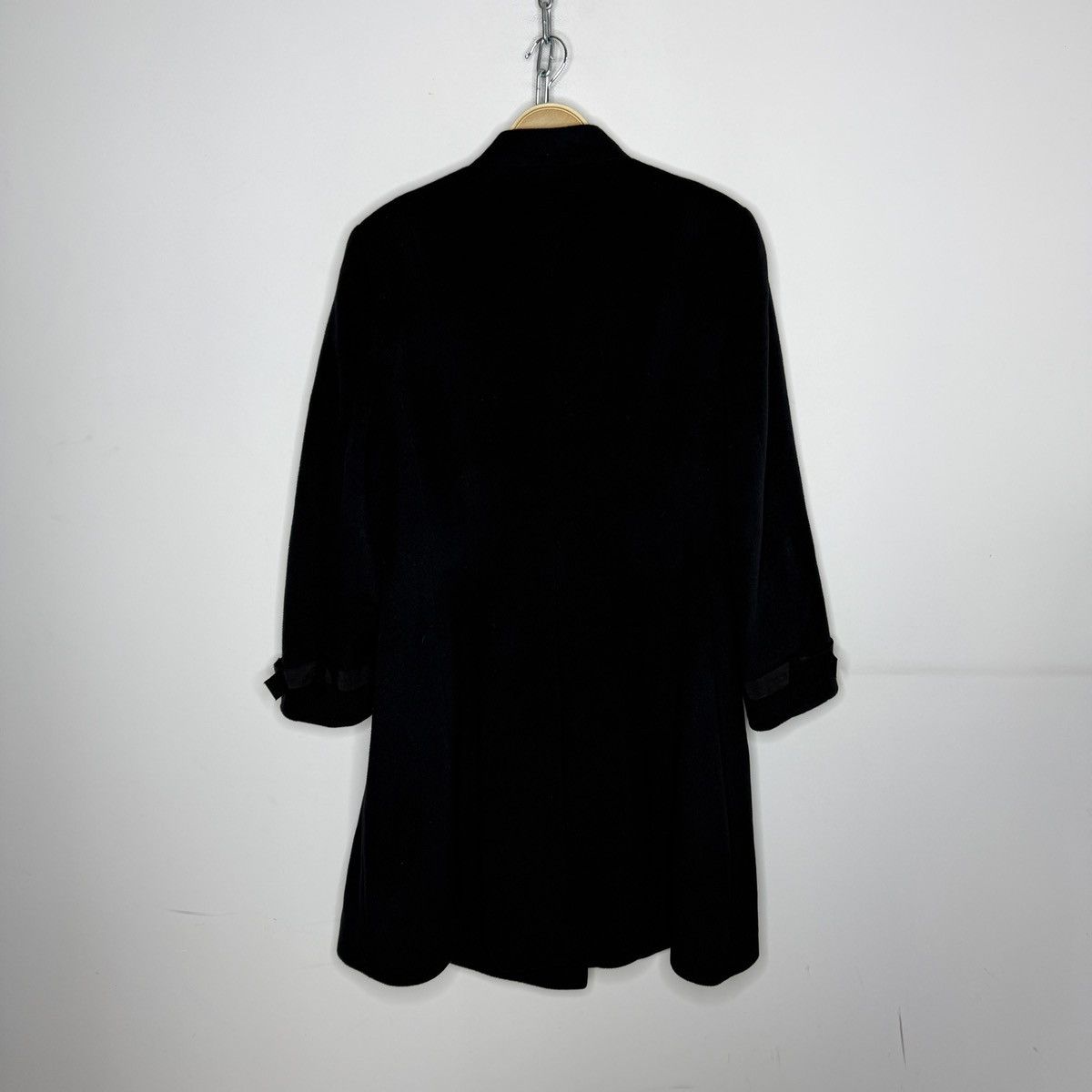 Escada Escada Piacenza Rabbit Wool Coat Double Breasted Black Size M / US 6-8 / IT 42-44 - 7 Thumbnail
