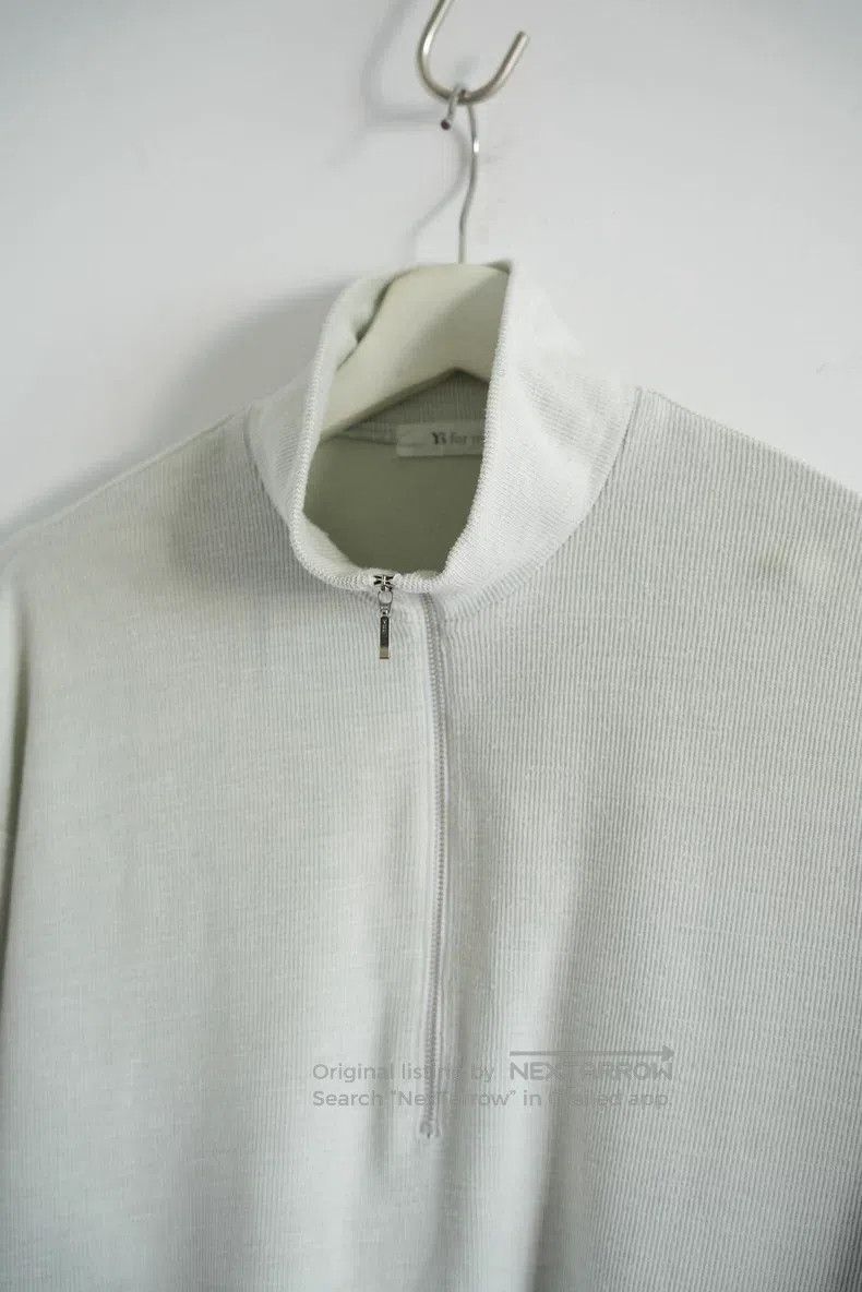 Yohji Yamamoto YOHJI YAMAMOTO Size: Medium Half-Zip Henley T-Shirt Size US S / EU 44-46 / 1 - 4 Thumbnail