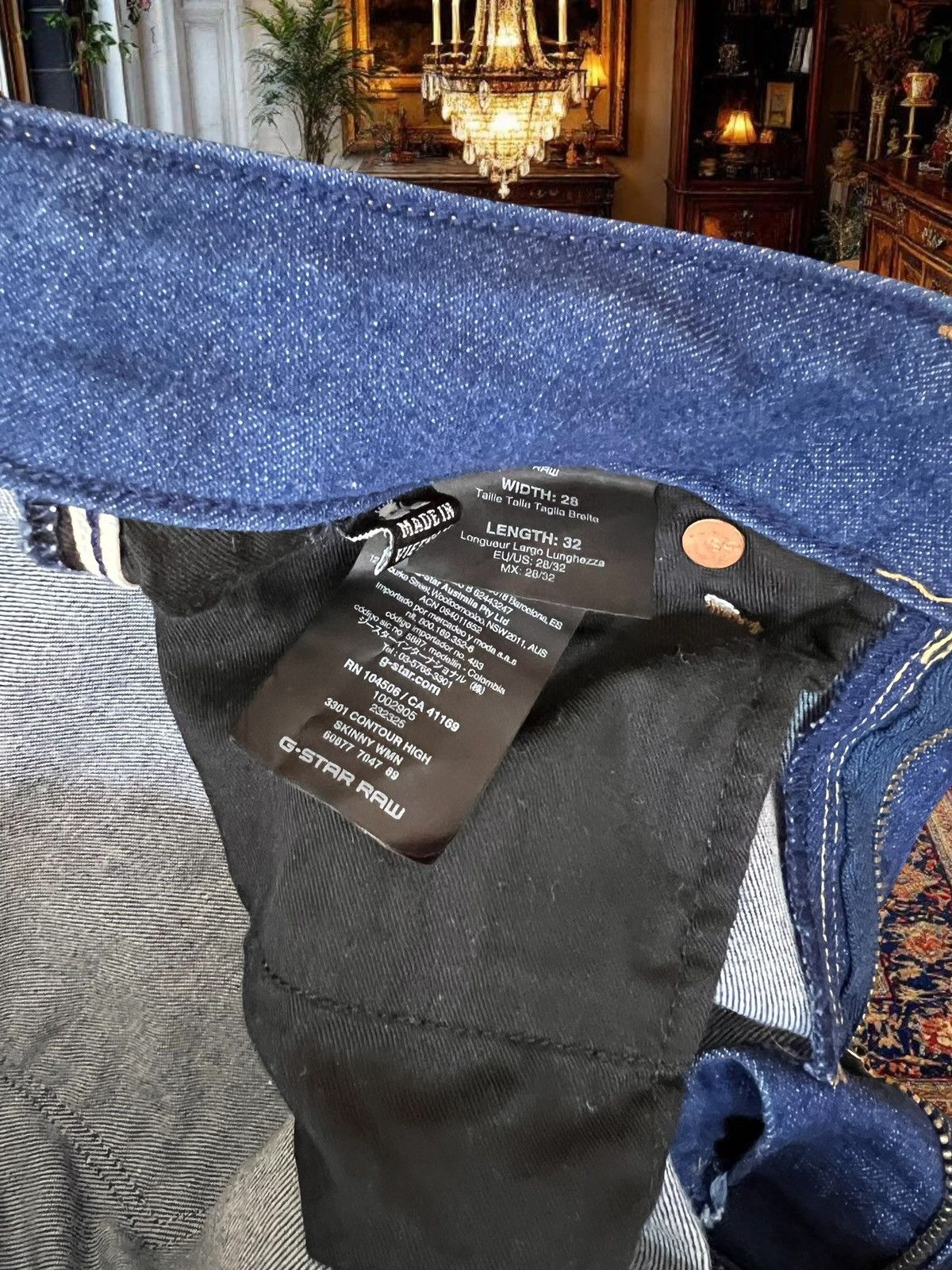G-Star G-Star Raw 3301 Contour High Skinny Jeans size W28 L32 Size 28" / US 6 / IT 42 - 6 Thumbnail