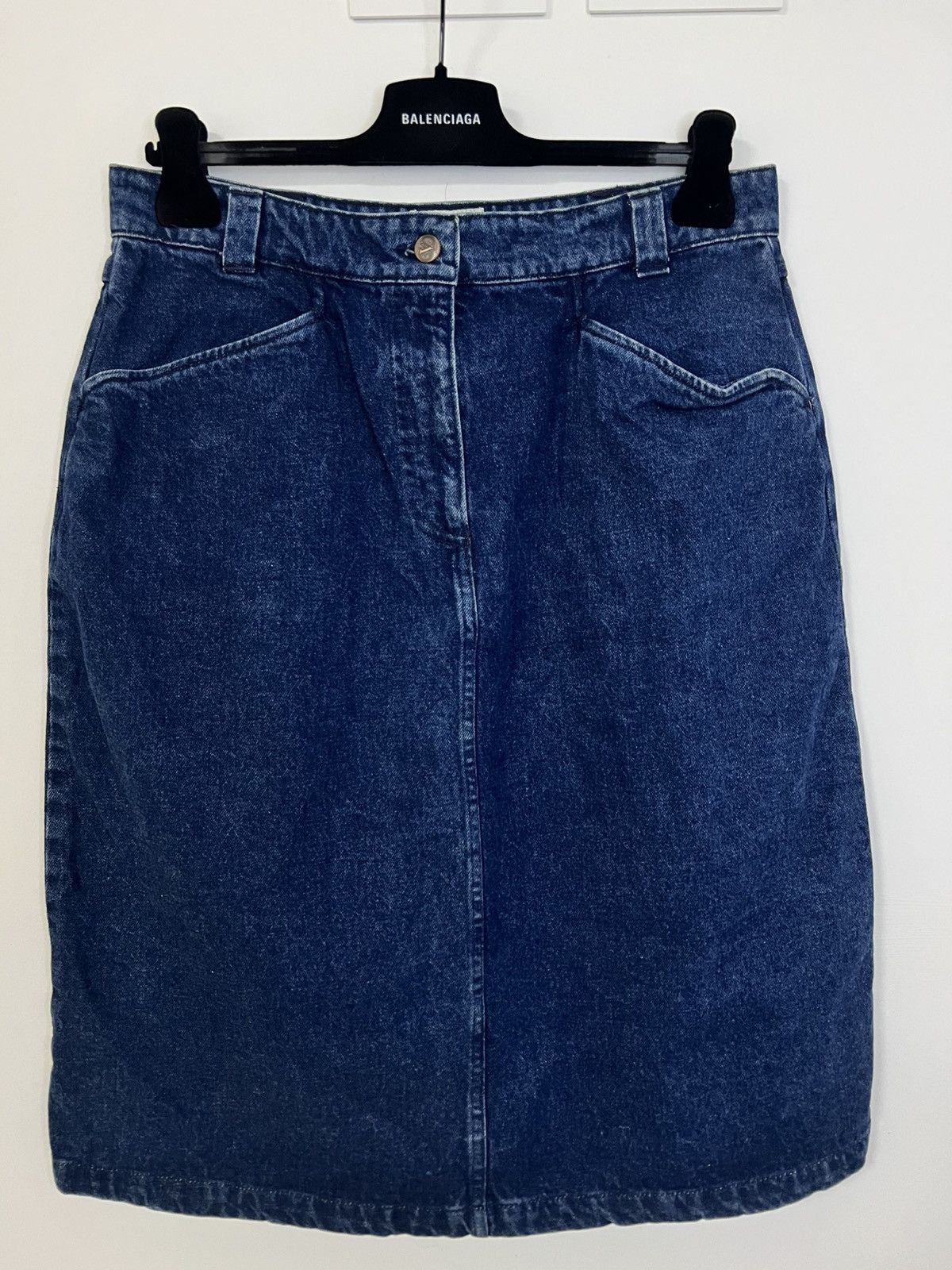 Valentino Valentino midi skirt L denim Size 33" - 1 Thumbnail