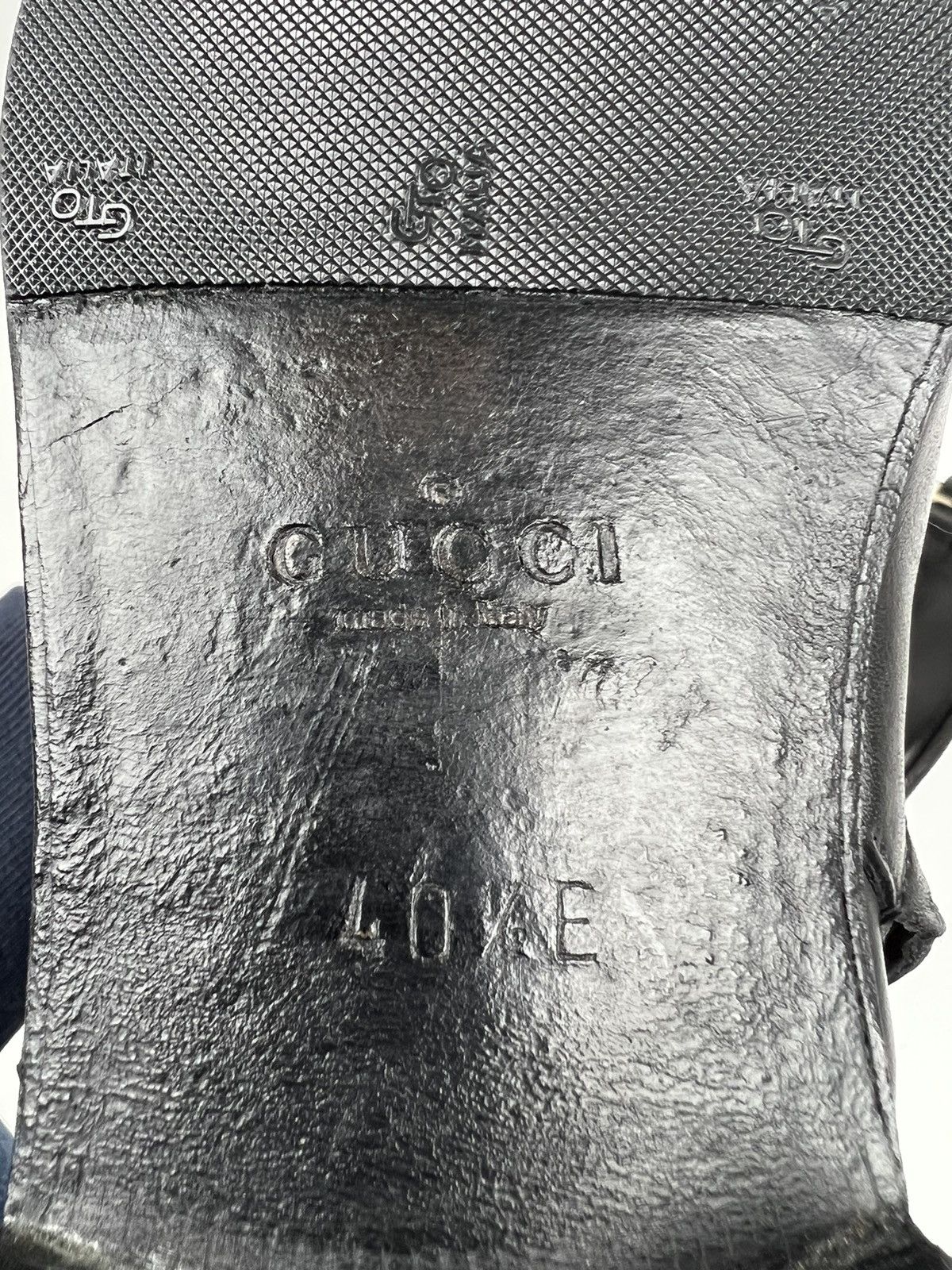 Gucci GUCCI Boots Ankle Leather Shoes Side Zip Straps Black Men’s Size US 7.5 / EU 40-41 - 17 Thumbnail