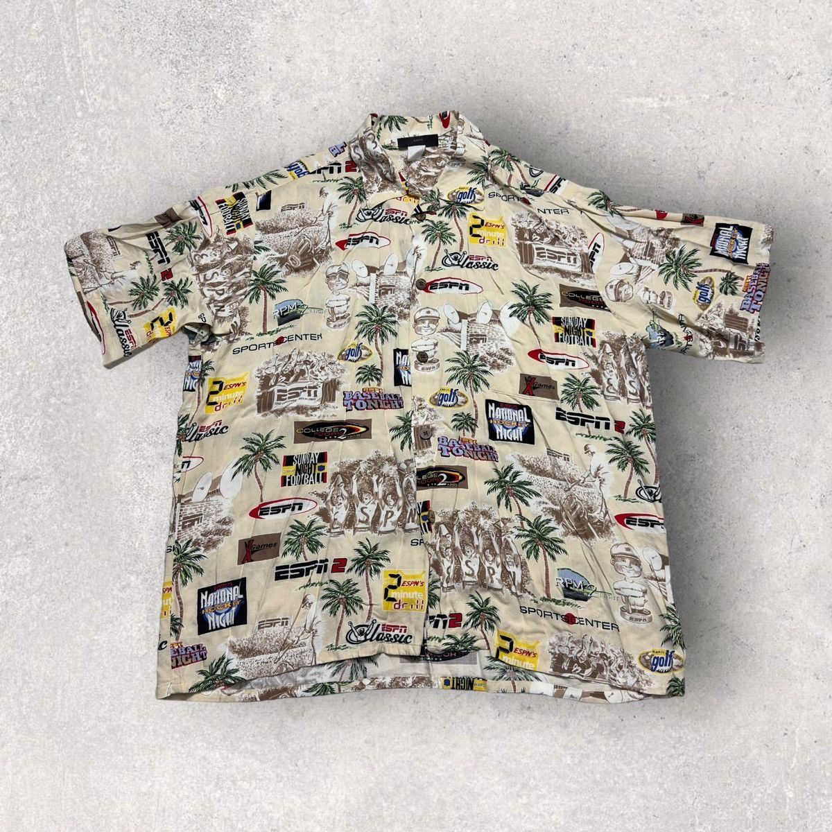 Vintage Vintage ESPN shirt Size US XL / EU 56 / 4 - 1 Thumbnail