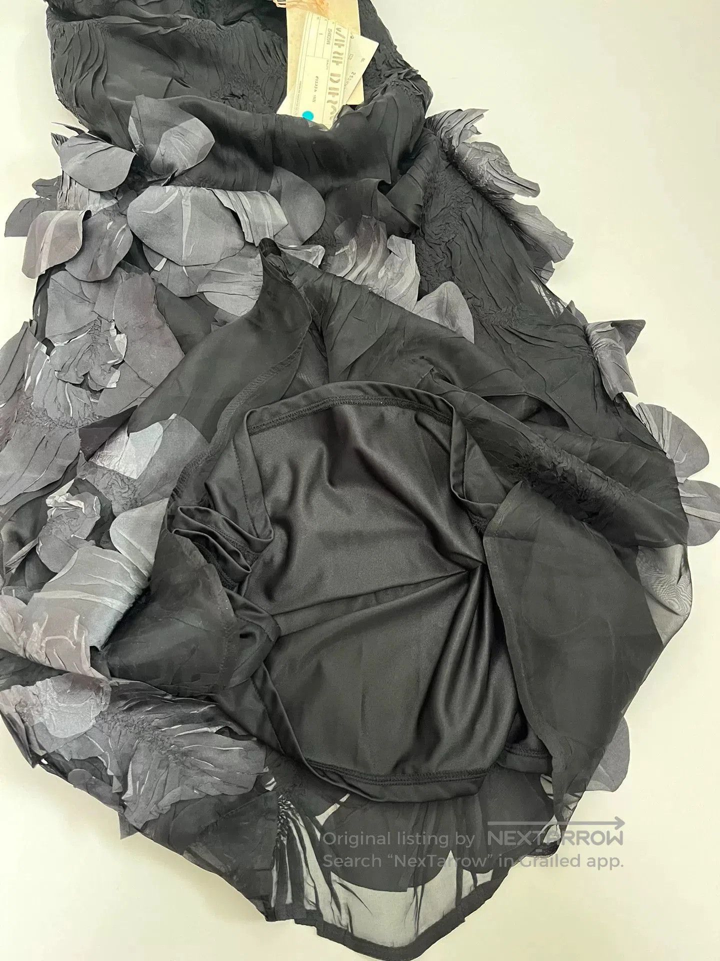 Other YOSHIKI HISHINUMA Black Floral Skirt. Size 35" - 5 Thumbnail