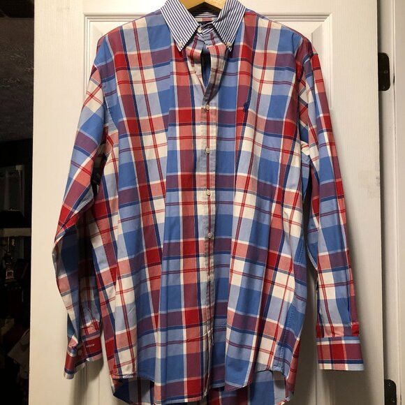 Polo Ralph Lauren VTG polo Ralph Lauren men's 100%cotton casual shirt size: L Size US L / EU 52-54 / 3 - 1 Thumbnail