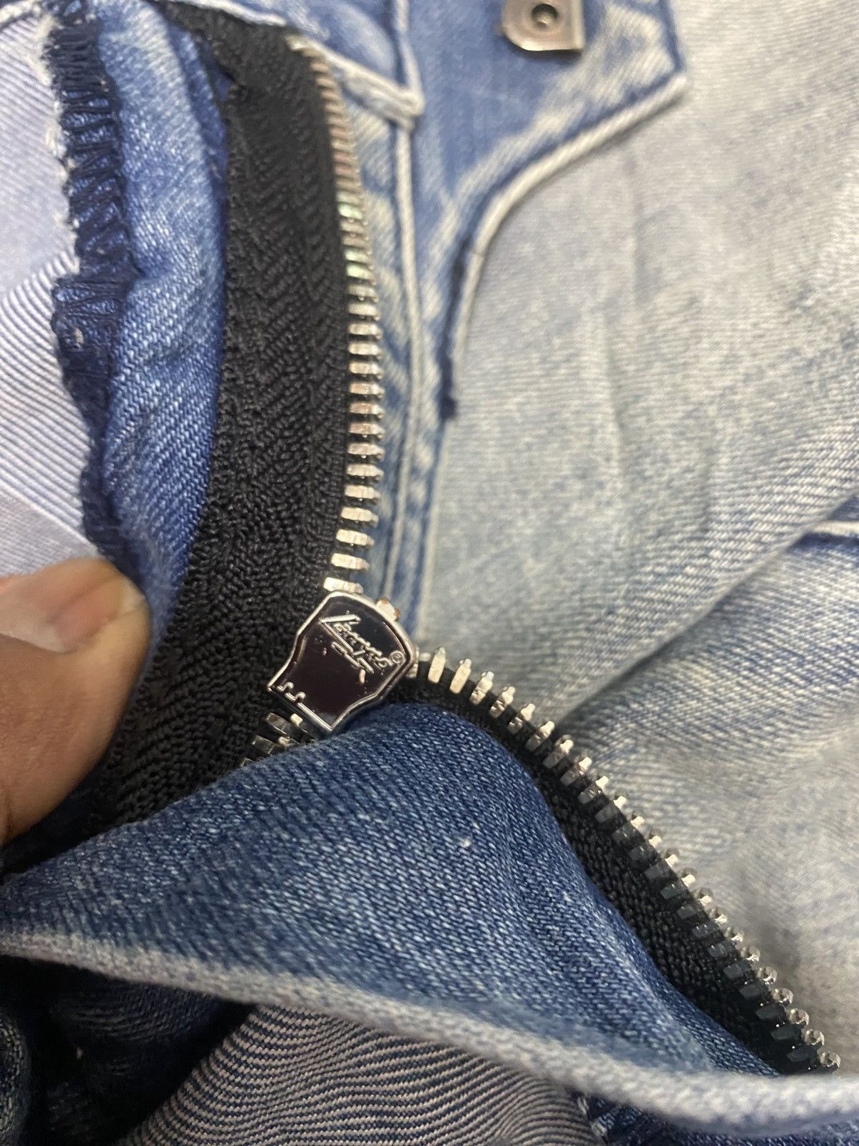 Balmain Men's Balmain Biker Denim Jeans . Hard To Find Style. Size US 39 - 5 Thumbnail