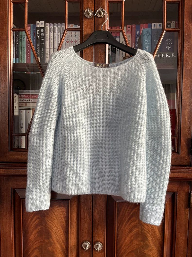 Loro Piana LORO PIANA Cashmere round neck sweater Size XS / US 0-2 / IT 36-38 - 1 Thumbnail
