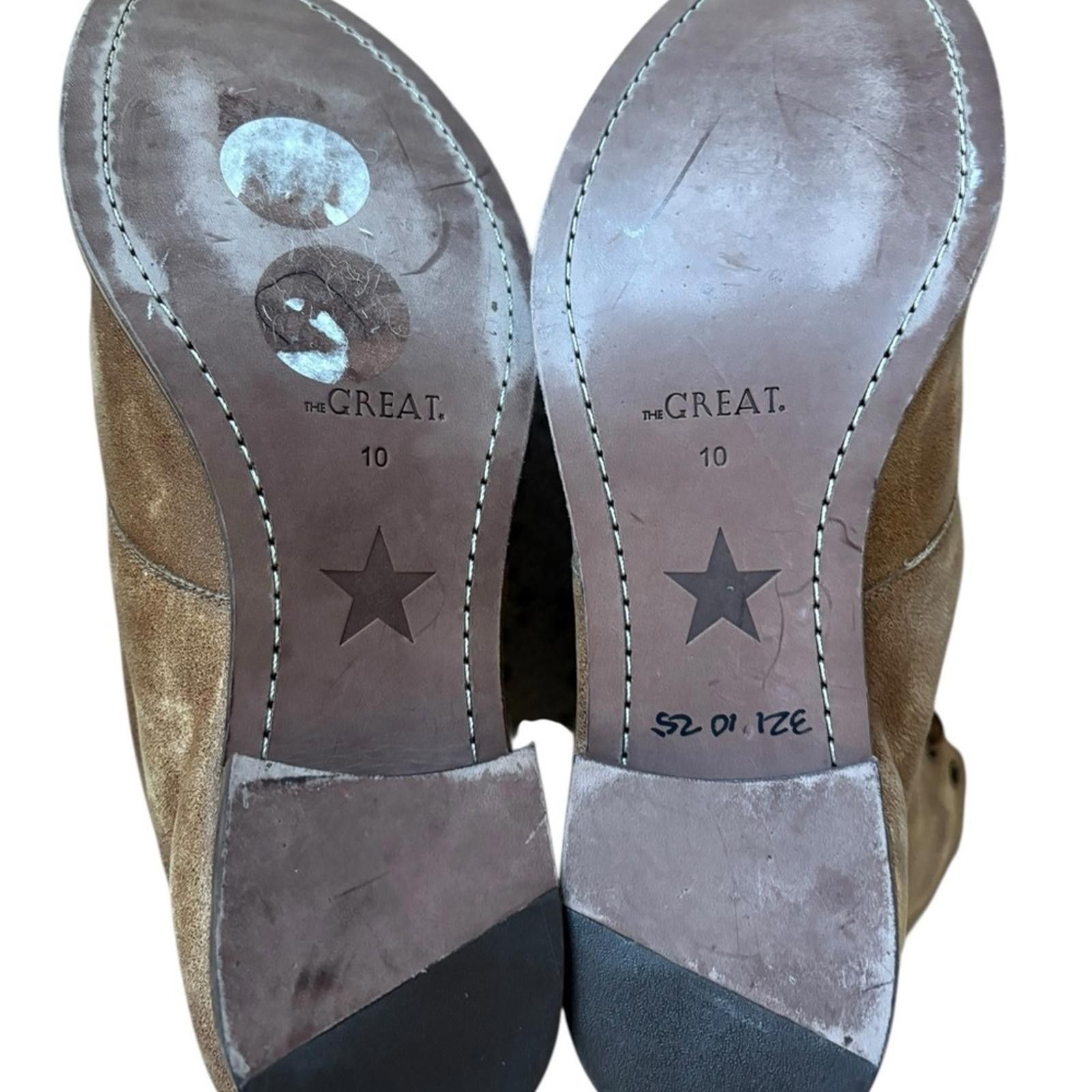 THE GREAT THE GREAT DISTRESSED LEATHER THE BOXCAR BOOT Size US 10 / IT 40 - 6 Thumbnail