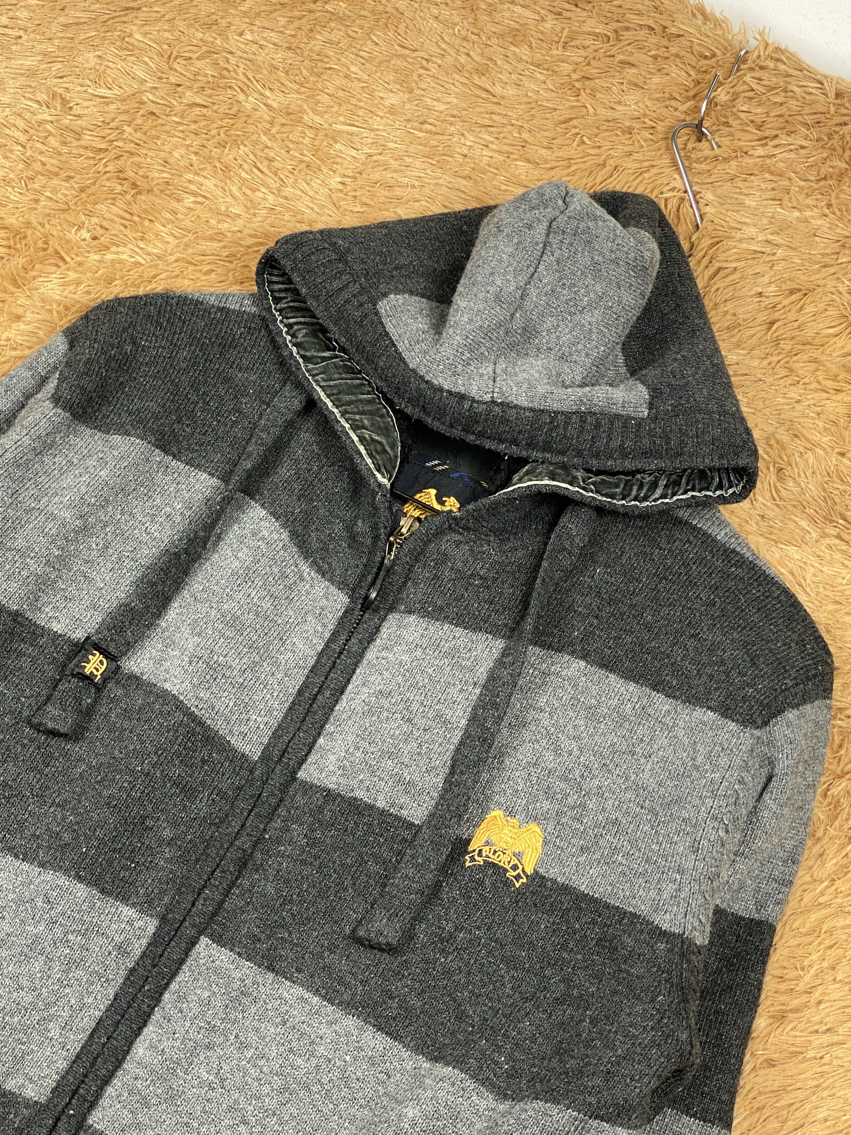 Japanese Brand Vintage G.R 1820 Hoodie Sherpa Lining Jacket Size US S / EU 44-46 / 1 - 2 Thumbnail