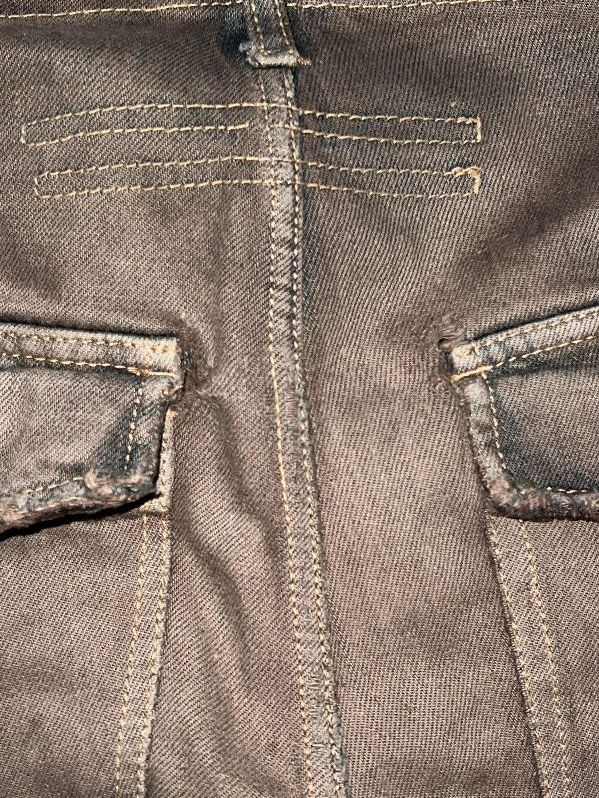 Rick Owens Rick Owens FW06 Dustulator Mudwash Dust Double Layer Aircuts Size US 32 / EU 48 - 11 Thumbnail