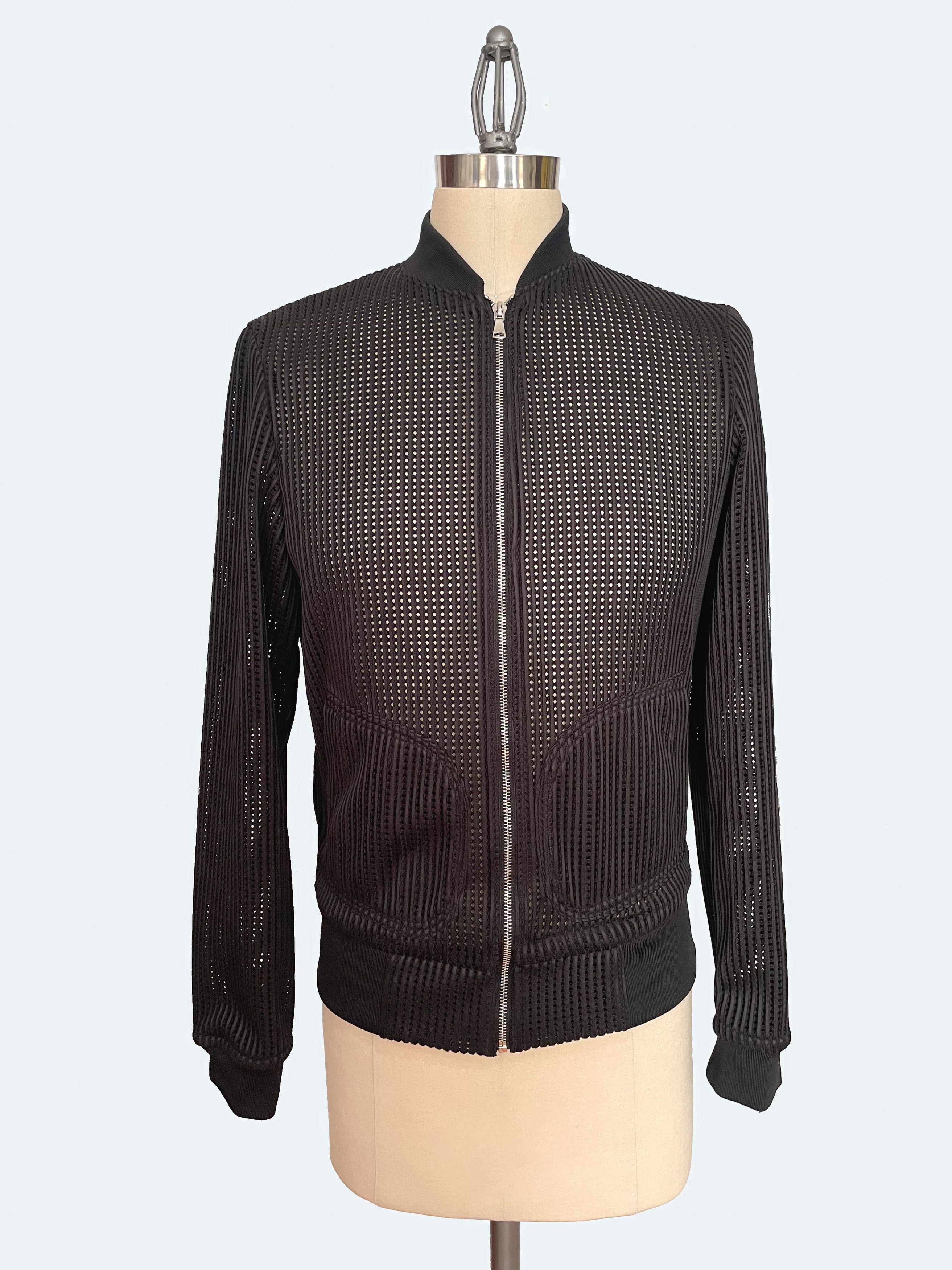 Other Kevin Carlisle NYC Black Mesh Bomber Jacket - Size S Size US S / EU 44-46 / 1 - 1 Thumbnail