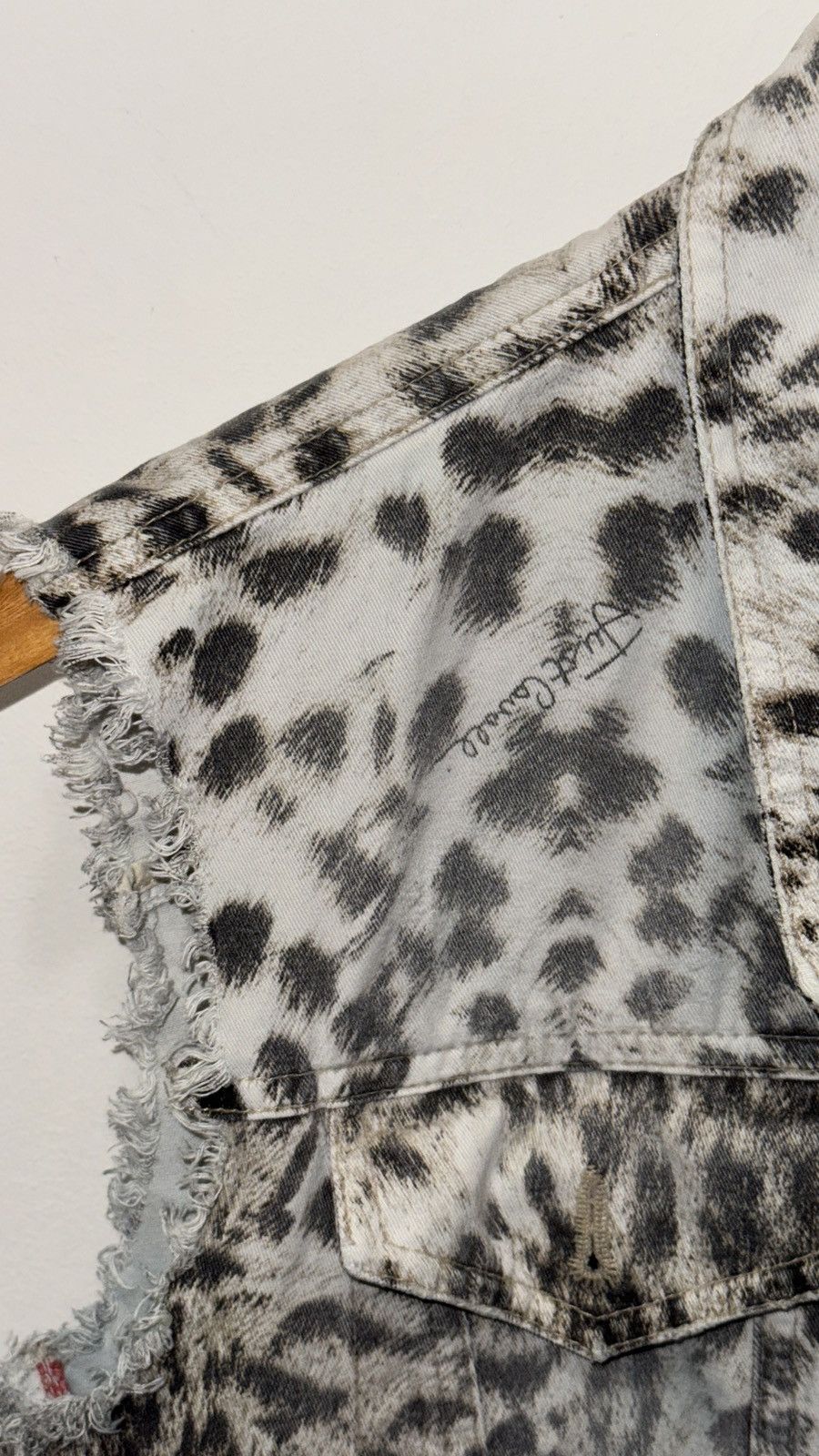 Just Cavalli × Vintage RARE Vintage Just Cavalli Animal Print Denim Set Size M / US 6-8 / IT 42-44 - 6 Thumbnail