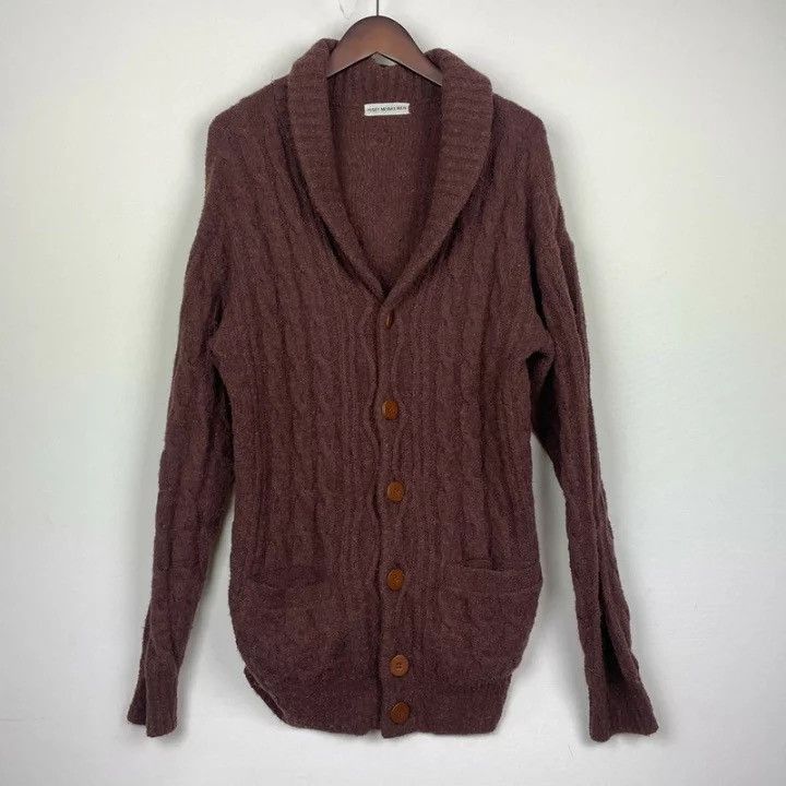 Issey Miyake ISSEY MIYAKE MEN 1990s LAME WOOL CARDIGAN Size US M / EU 48-50 / 2 - 1 Thumbnail