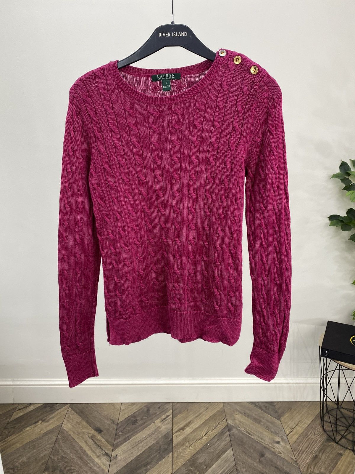 Ralph Lauren Vintage Ralph Lauren Green Label women’s cable knit sweater Size S / US 4 / IT 40 - 1 Thumbnail